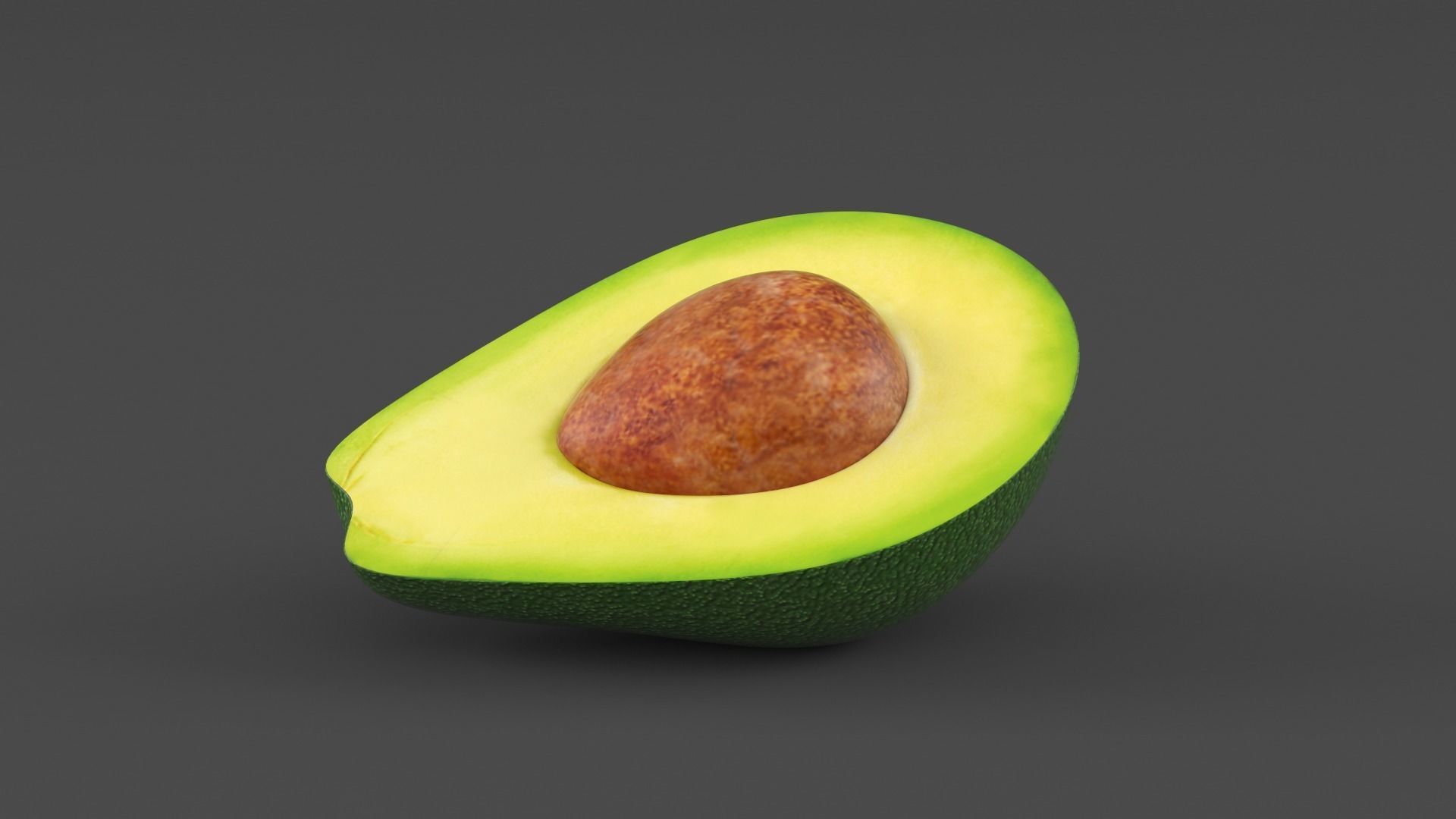 Avocado 3D model_3