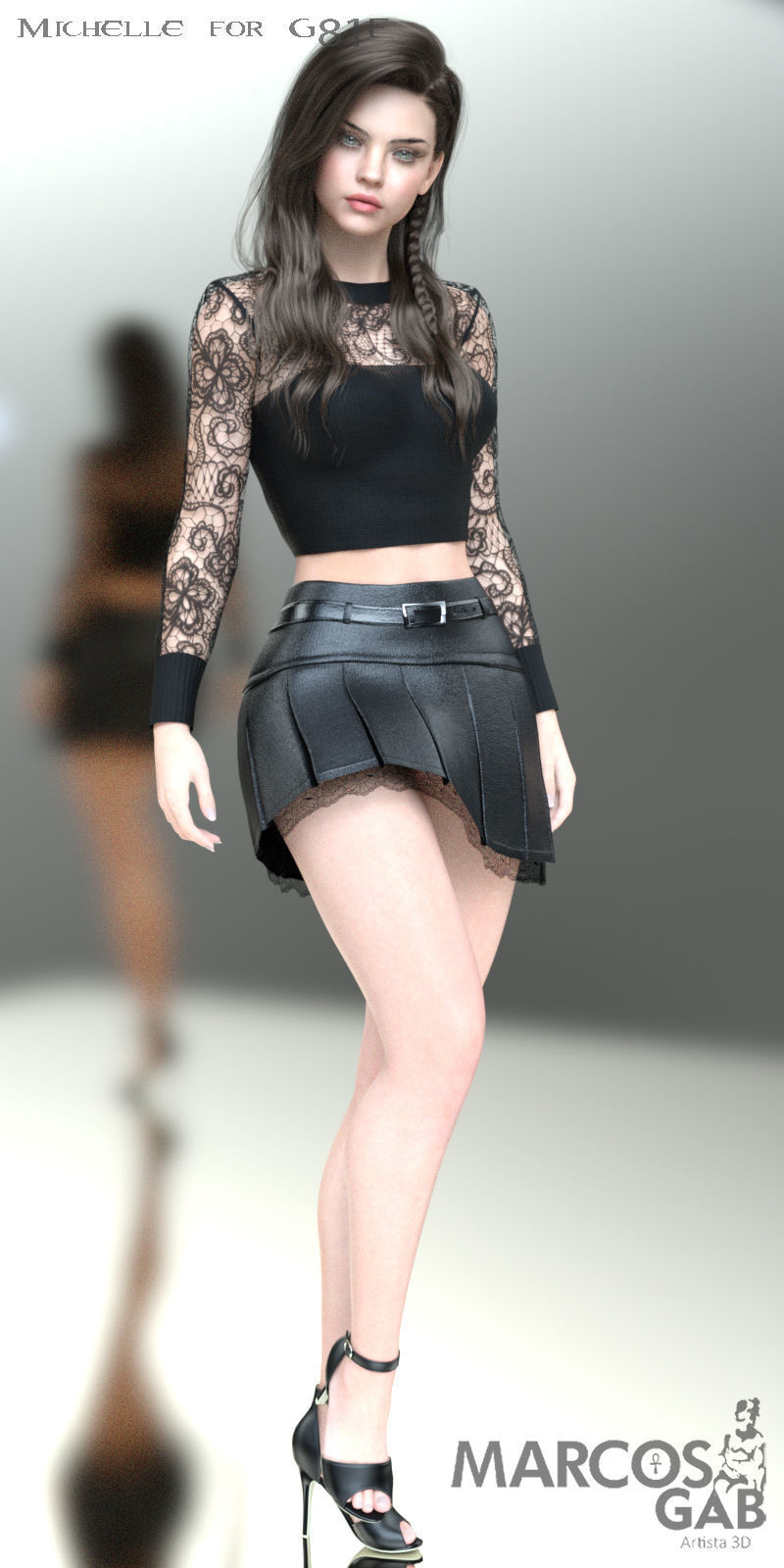 MGAB Michelle for Genesis 81 Female 3D model_13