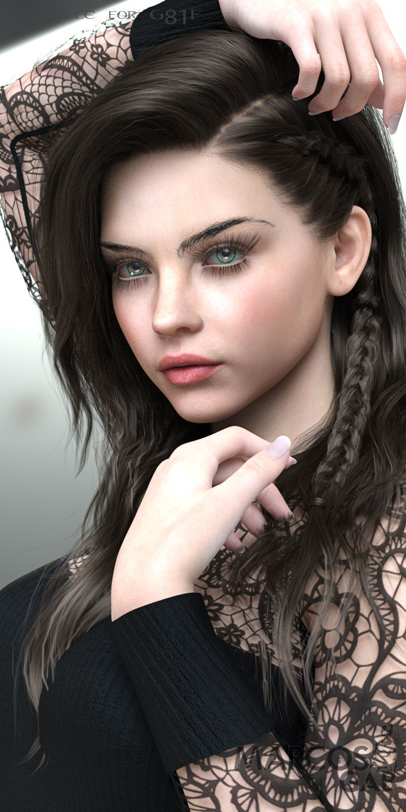 MGAB Michelle for Genesis 81 Female 3D model_1