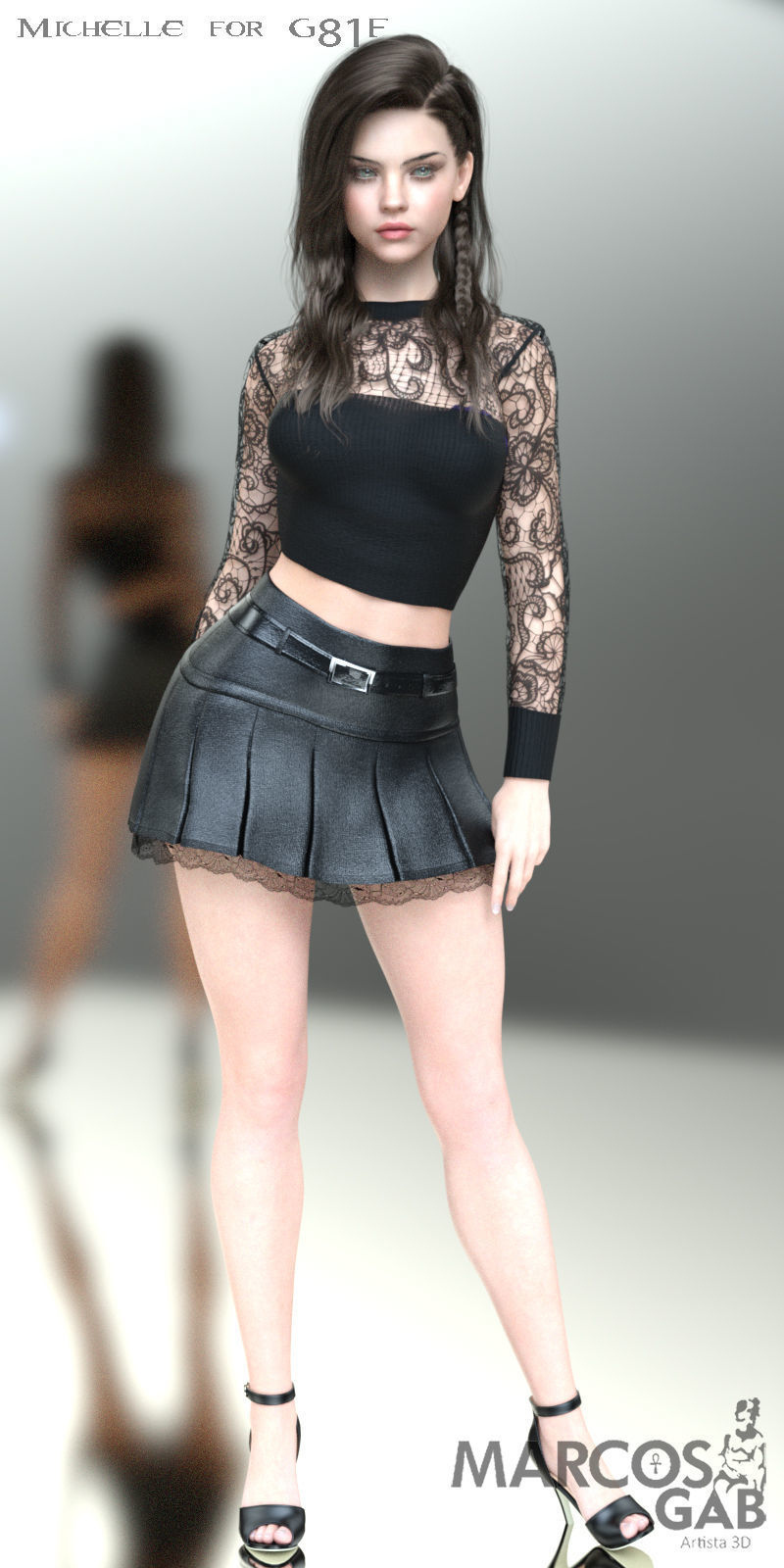 MGAB Michelle for Genesis 81 Female 3D model_15