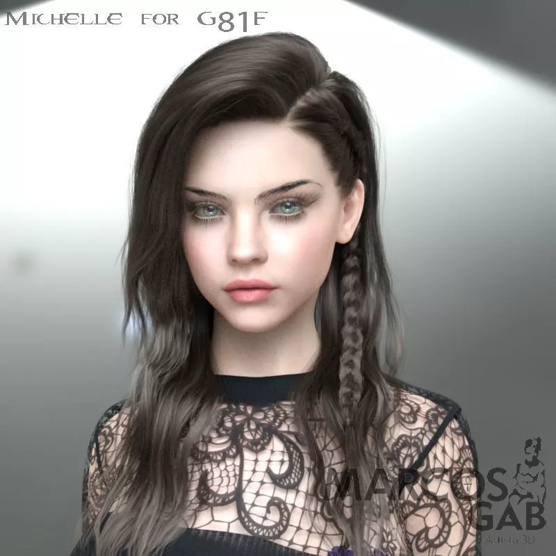 MGAB Michelle for Genesis 81 Female 3D model_0