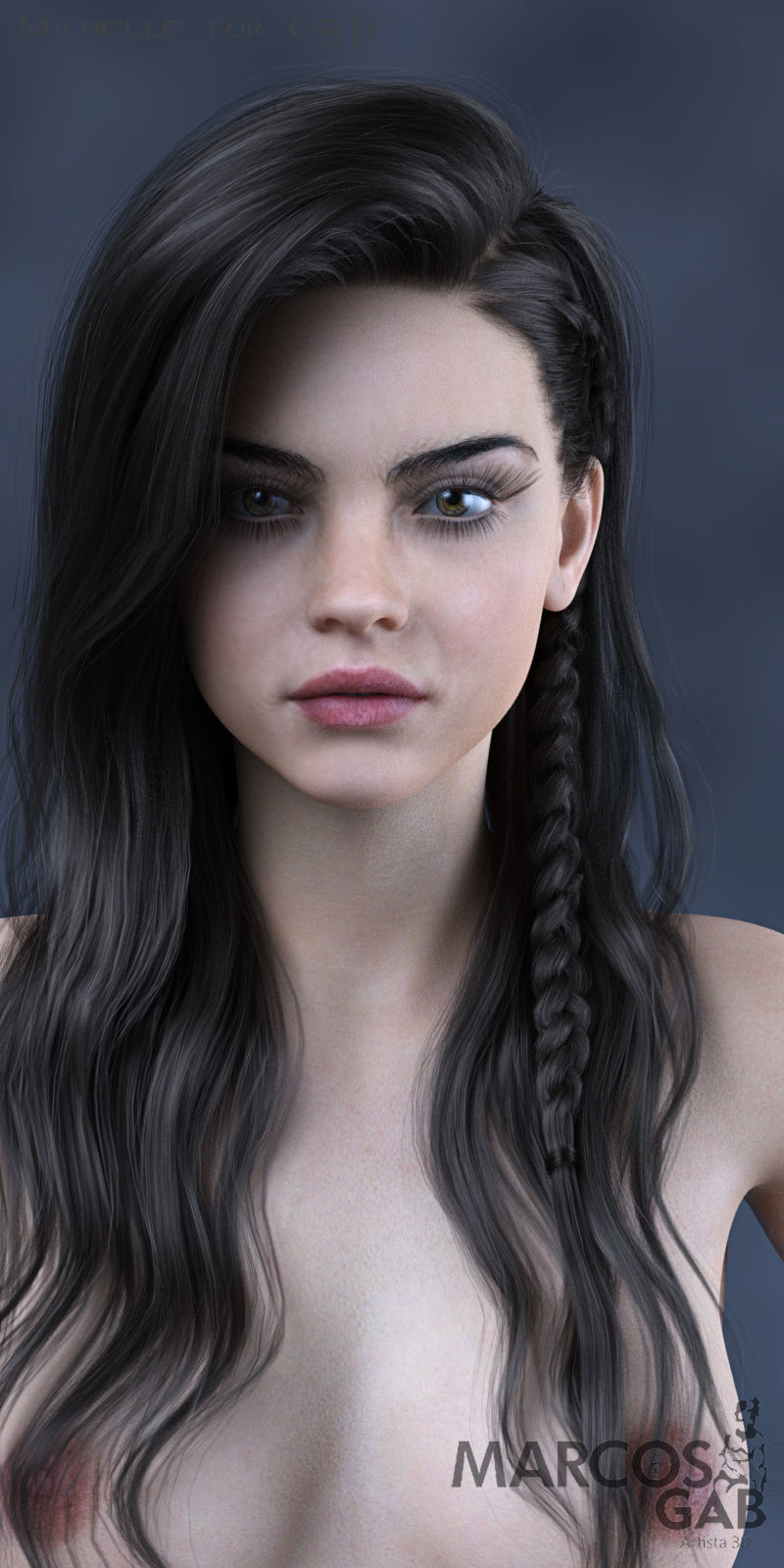 MGAB Michelle for Genesis 81 Female 3D model_4