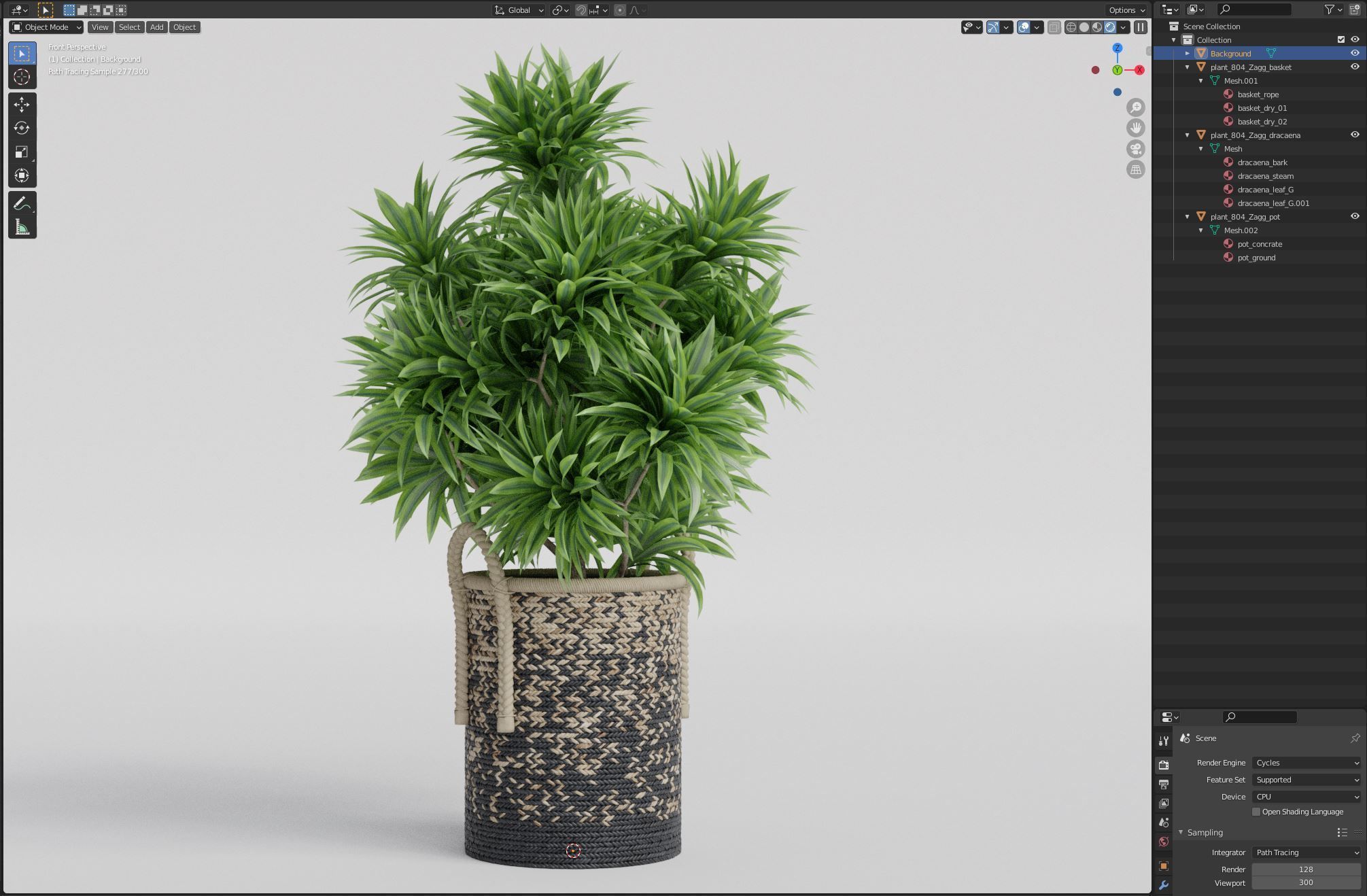 Plants collection 804 3D model_6