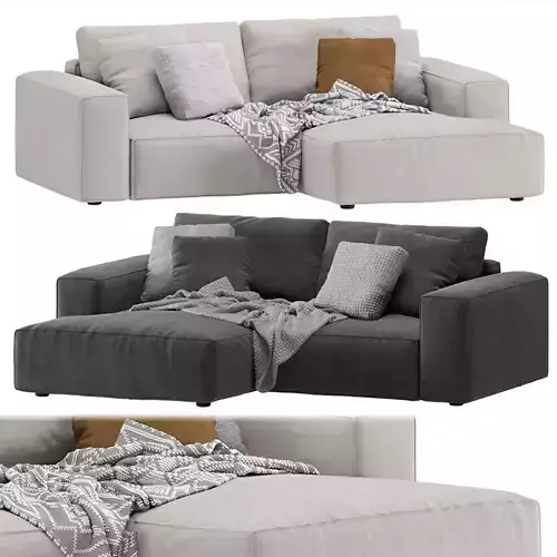 Fixed Sofa With Daybed ERWIN