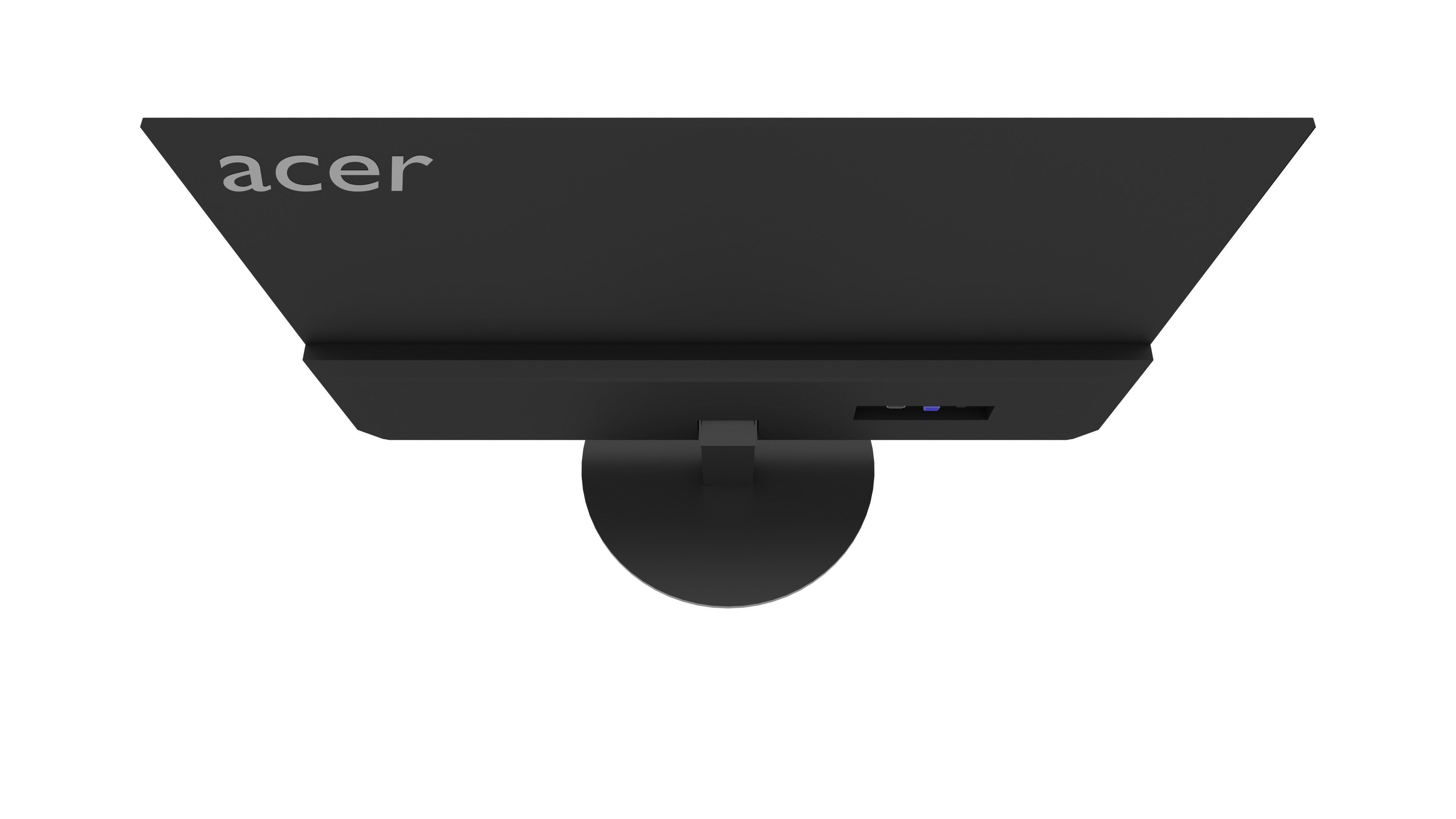 Acer SB230 Monitor Low-poly 3D model_7