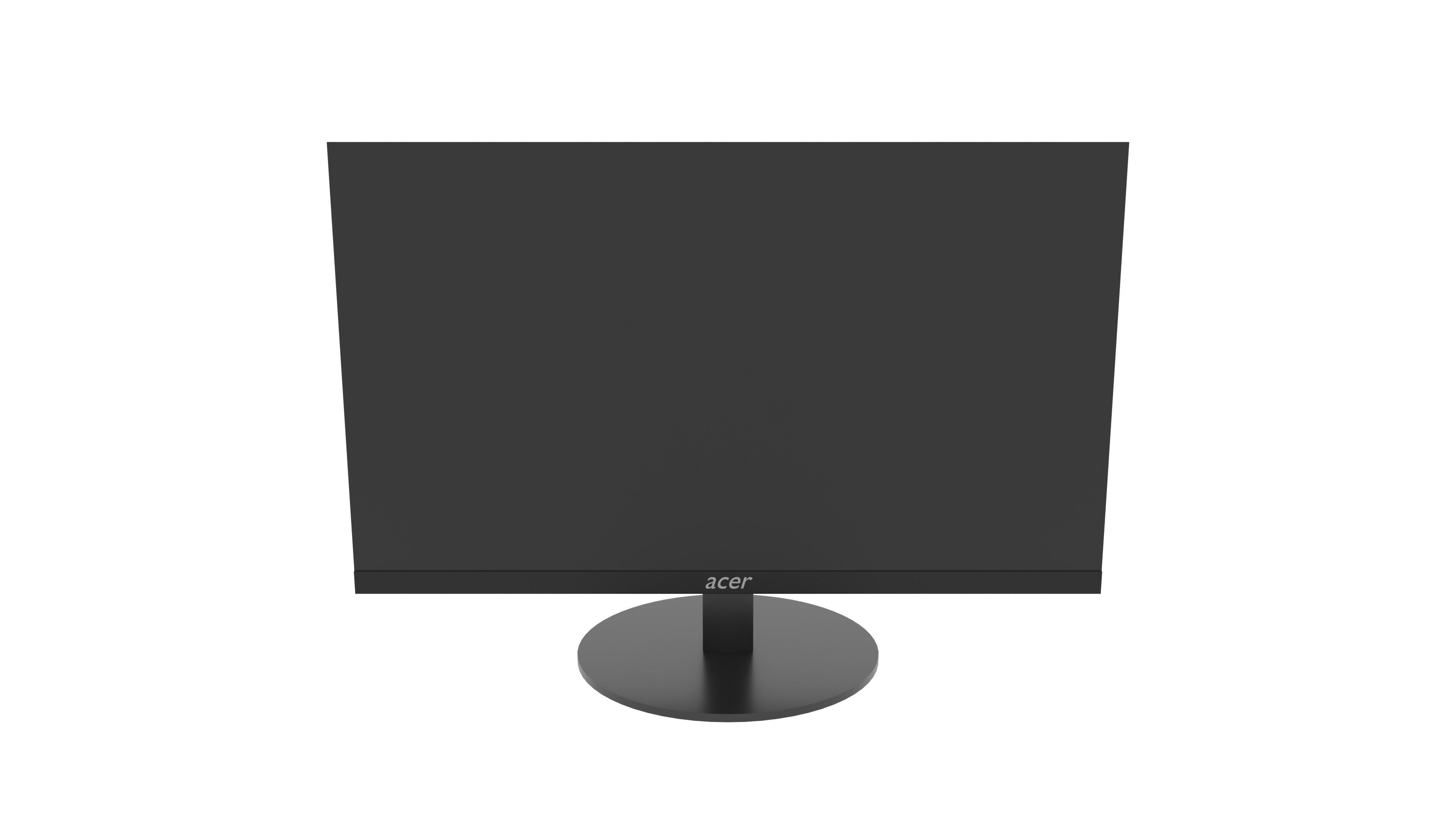 Acer SB230 Monitor Low-poly 3D model_9