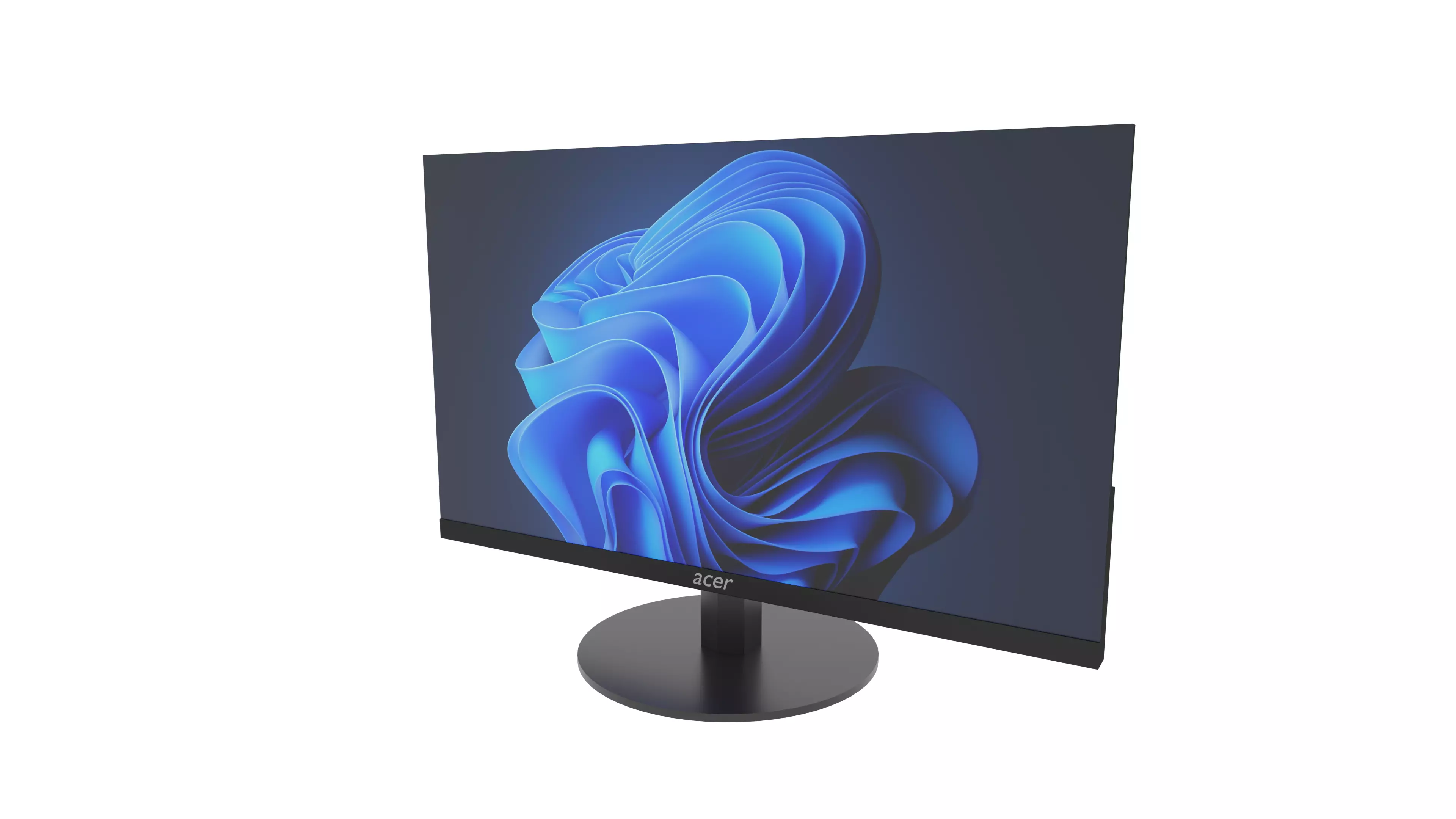 Acer SB230 Monitor Low-poly 3D model_0