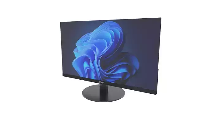 Acer SB230 Monitor Low-poly 3D model Acer SB230 Monitor Low-poly 3D model