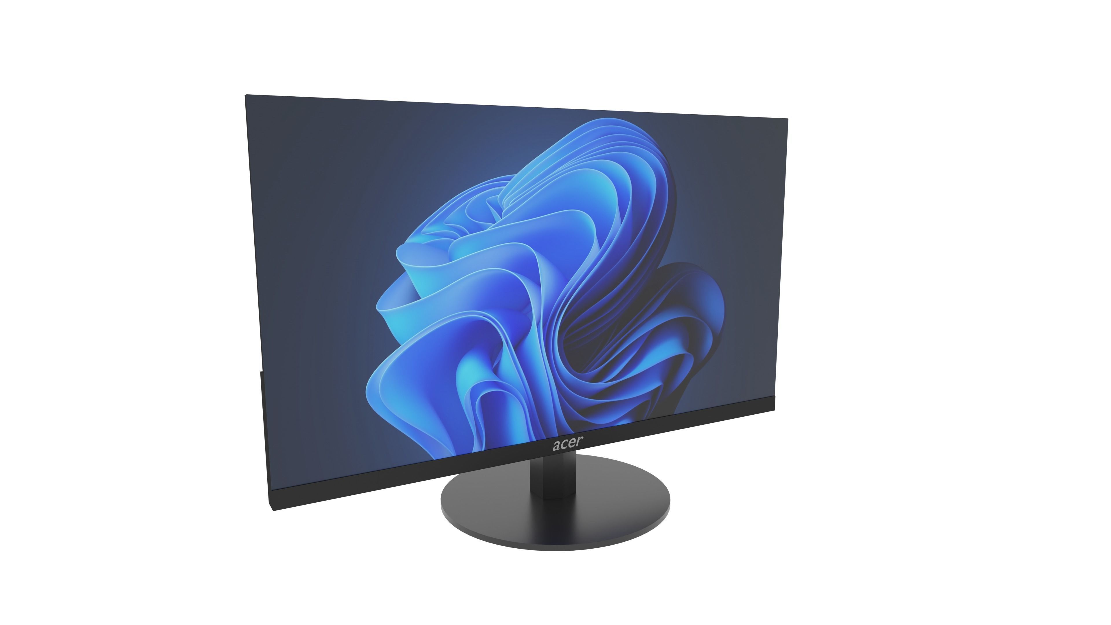 Acer SB230 Monitor Low-poly 3D model_2