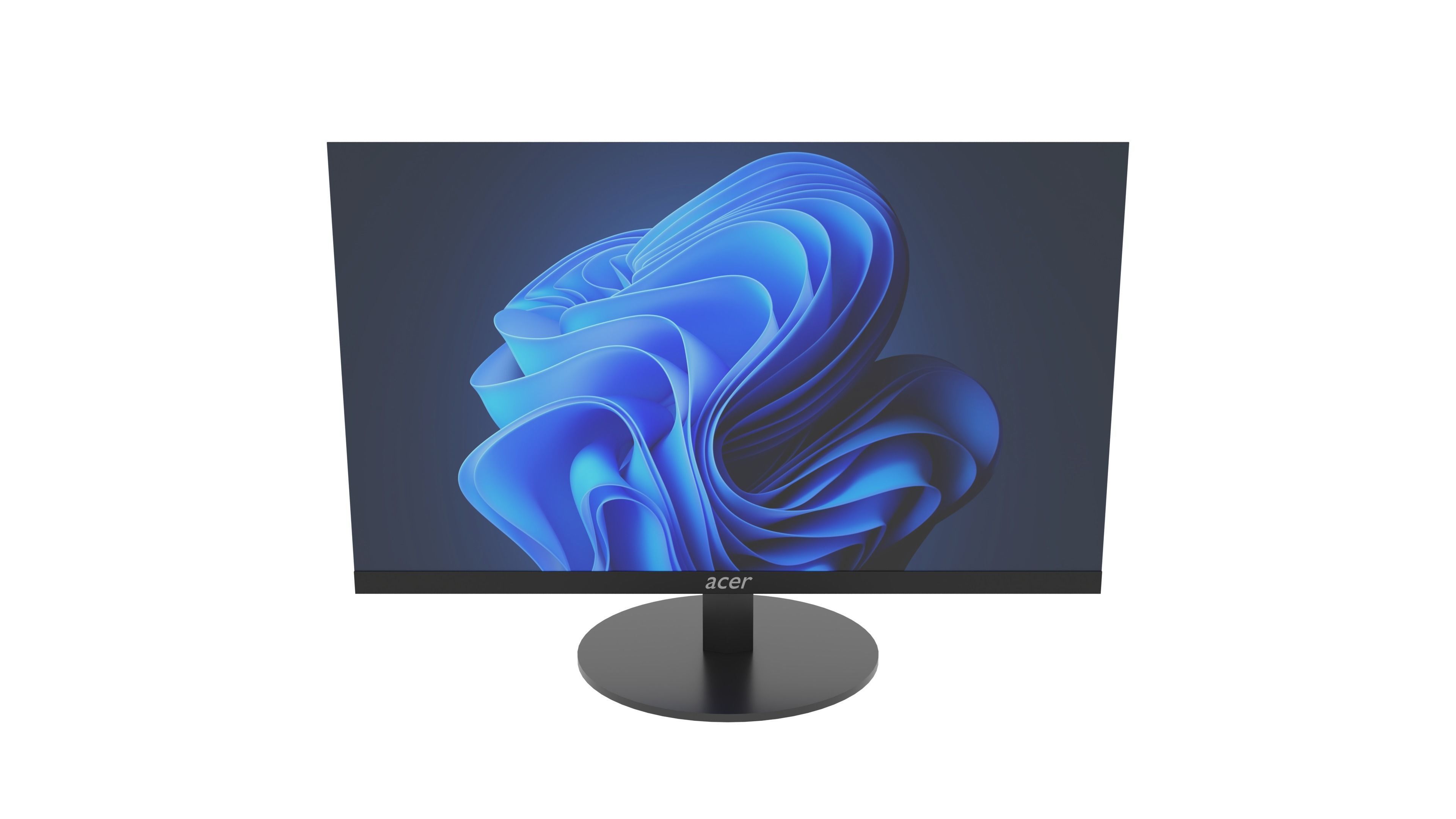Acer SB230 Monitor Low-poly 3D model_1