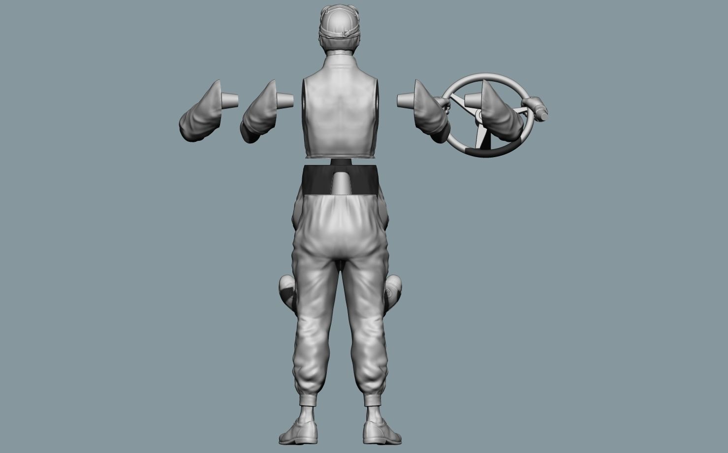 Tazio Nuvolari Driver 3D print model_18