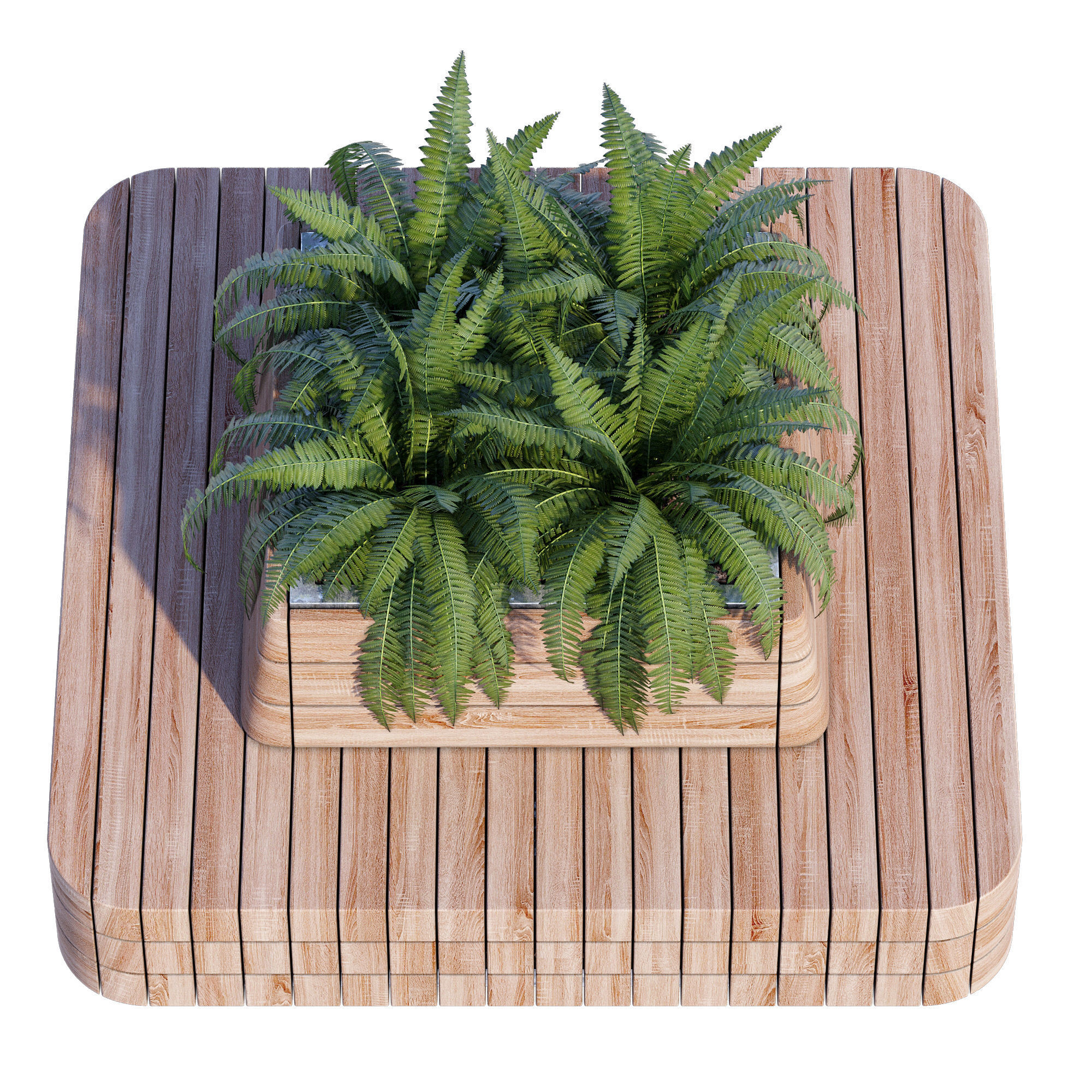 Modulo green three 3D model_3