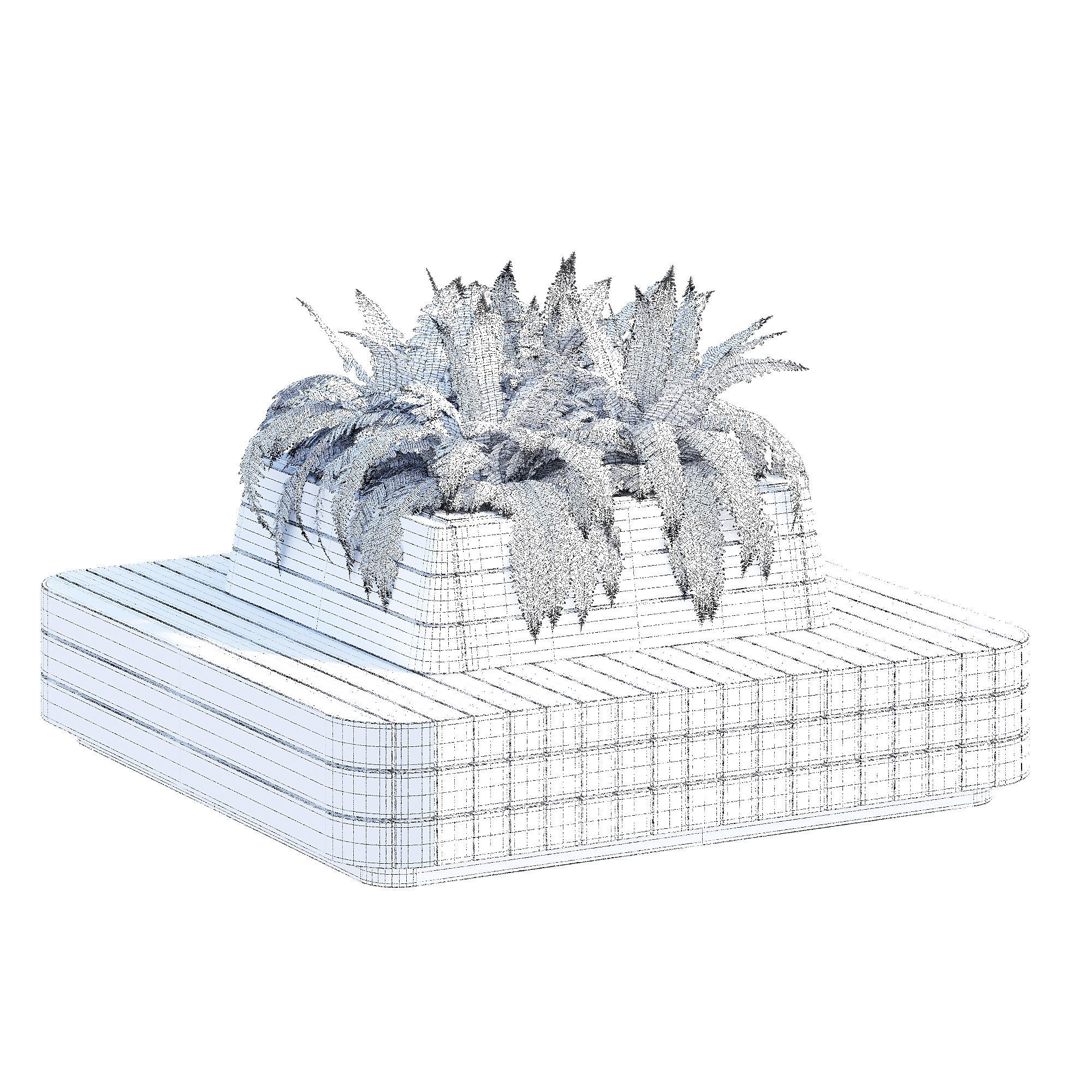 Modulo green three 3D model_6