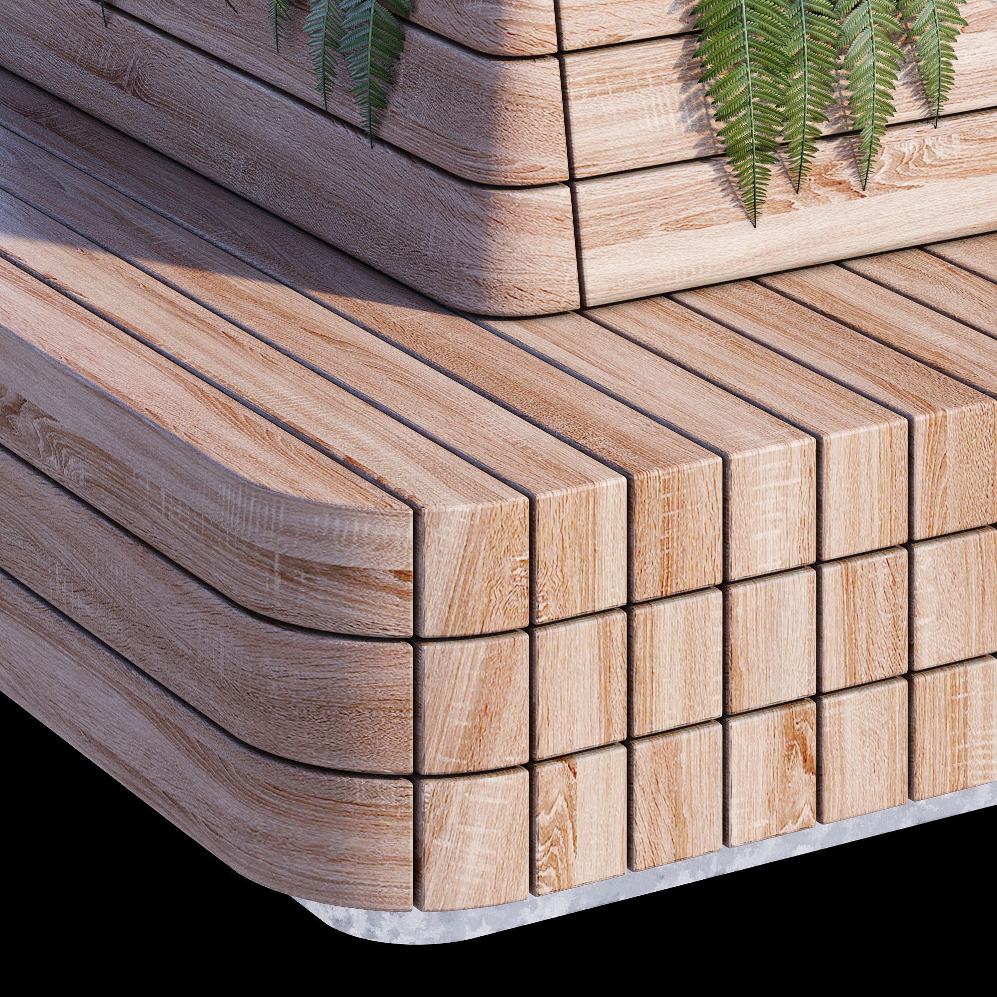 Modulo green three 3D model_11