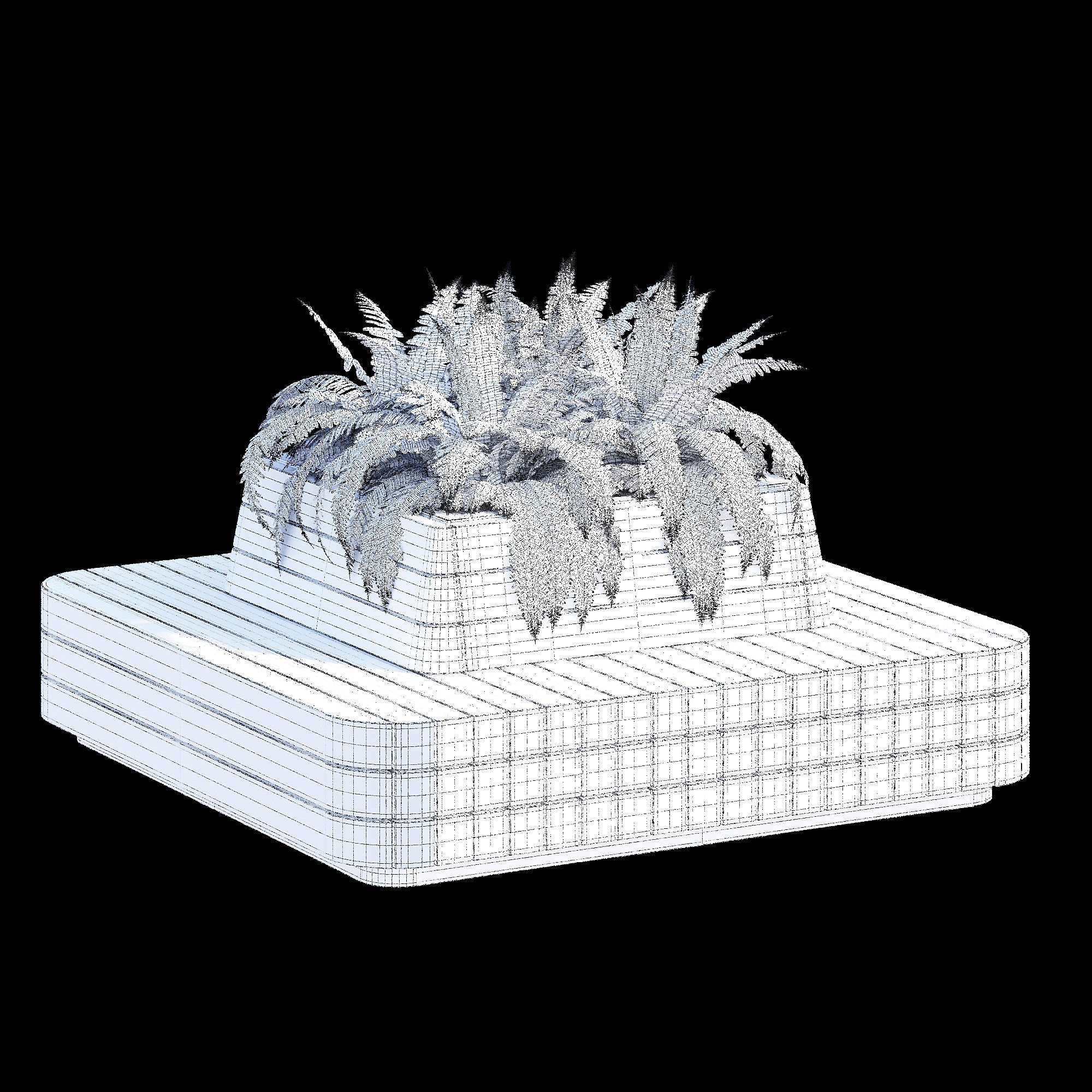 Modulo green three 3D model_13