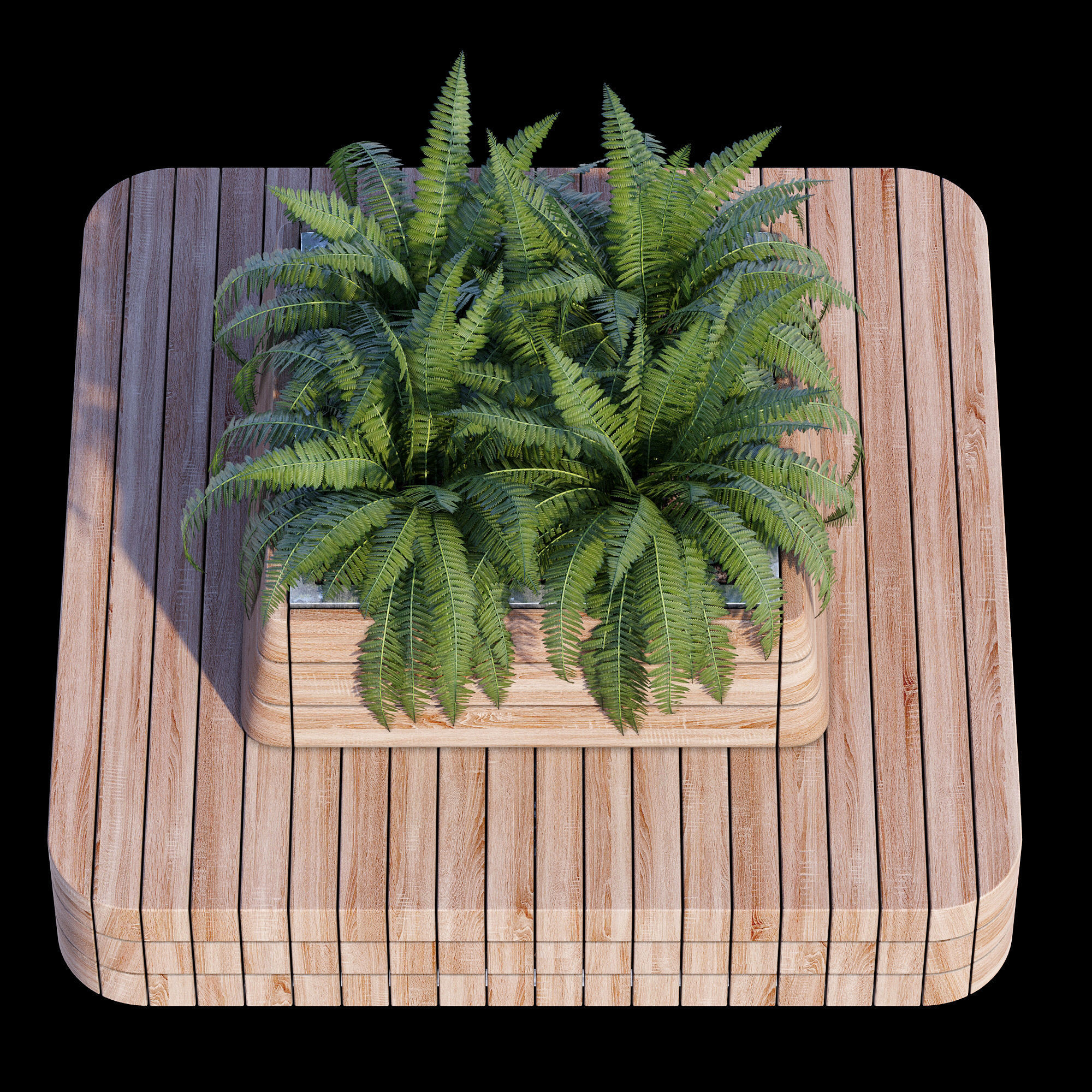 Modulo green three 3D model_10