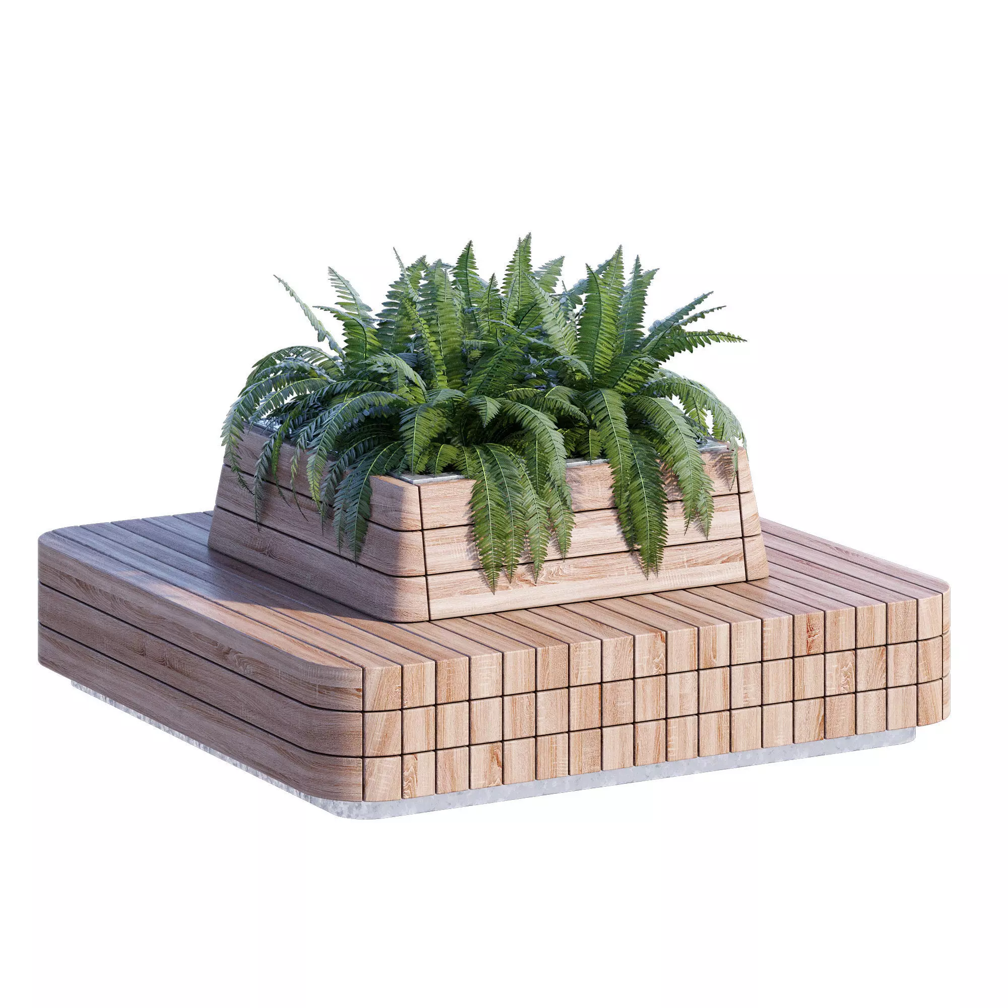 Modulo green three 3D model_0