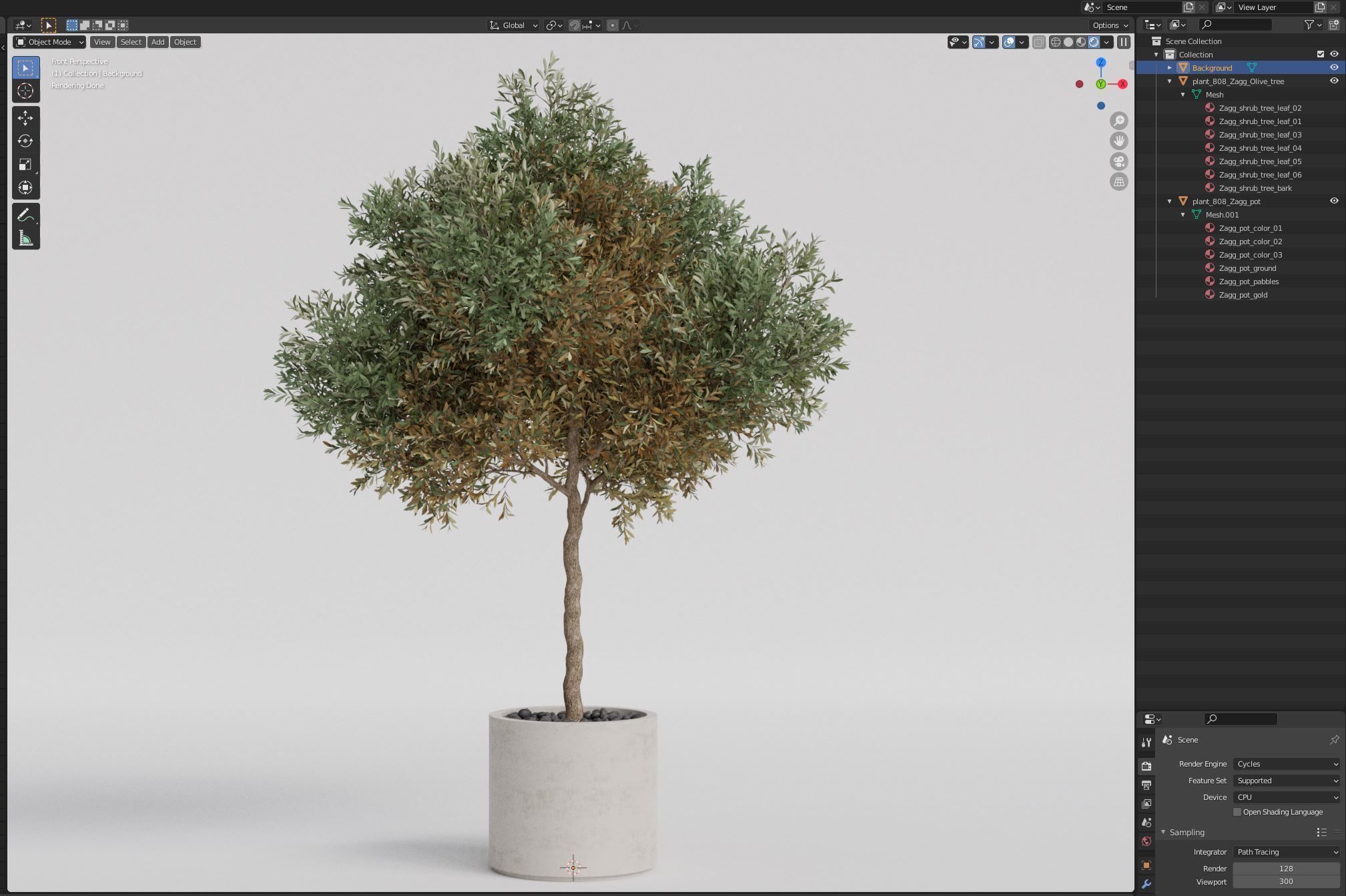 Plants collection 808 3D model_6