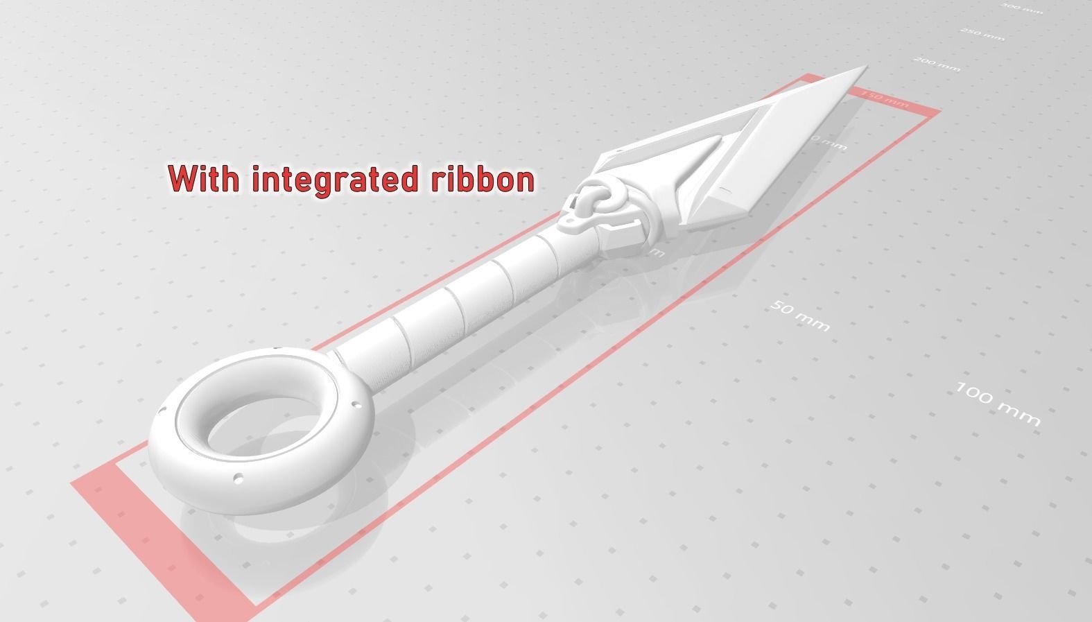 Overwatch - Kiriko Bundle - Kunai and Kitsune mask  3D print model_5