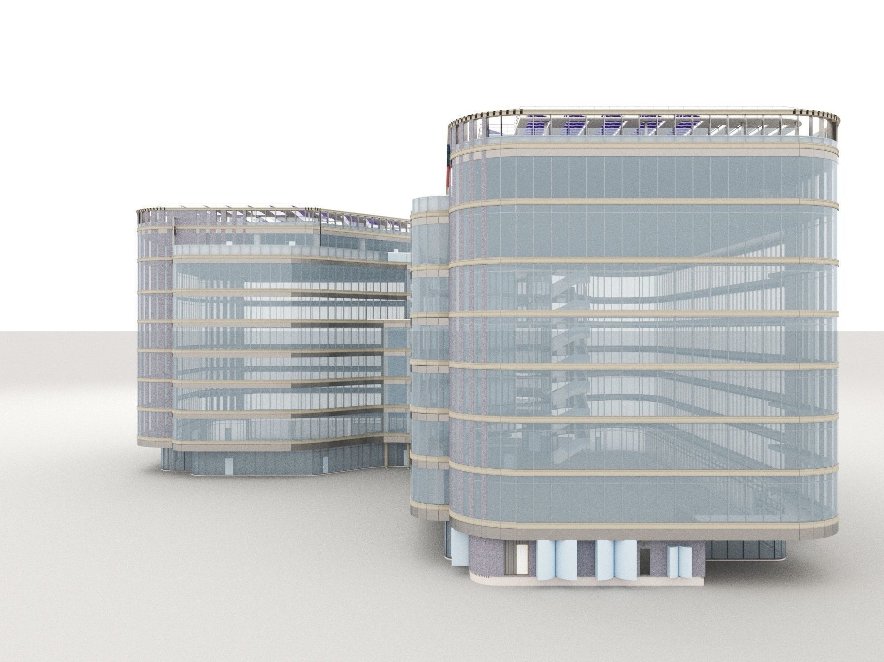 NBK National Bank of Kuwait BUILDING IN EGYPT 3D model_3