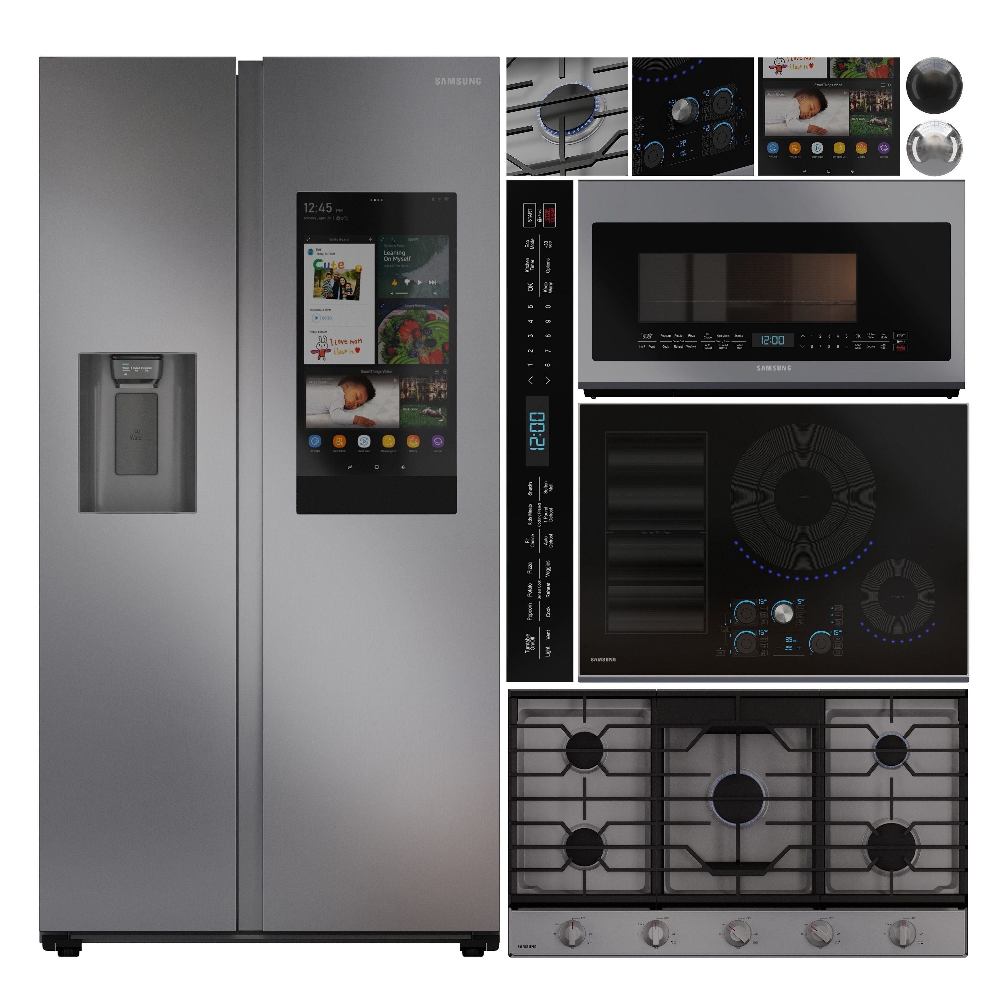 Appliance collection Samsung V03 3D model_1