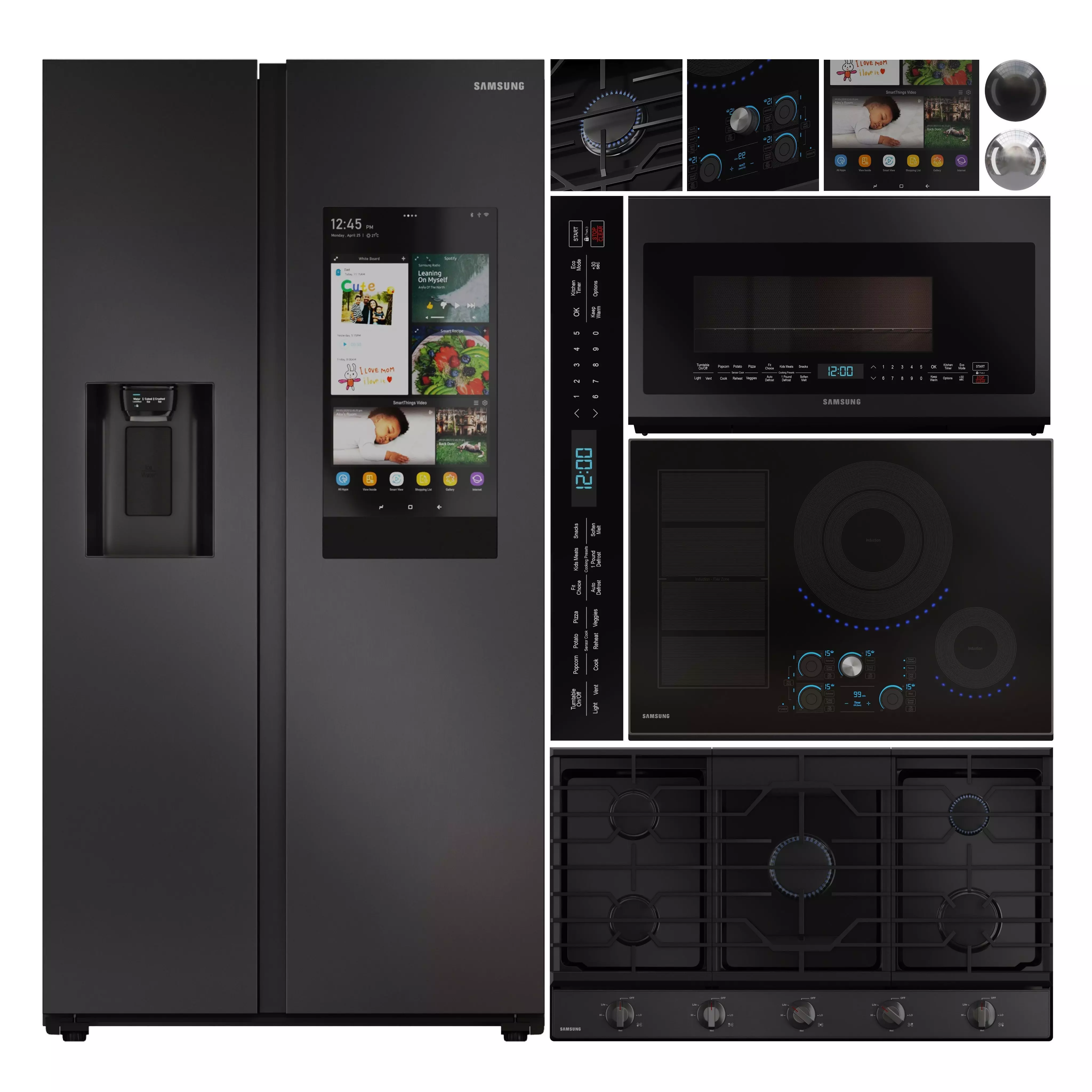 Appliance collection Samsung V03 3D model_0