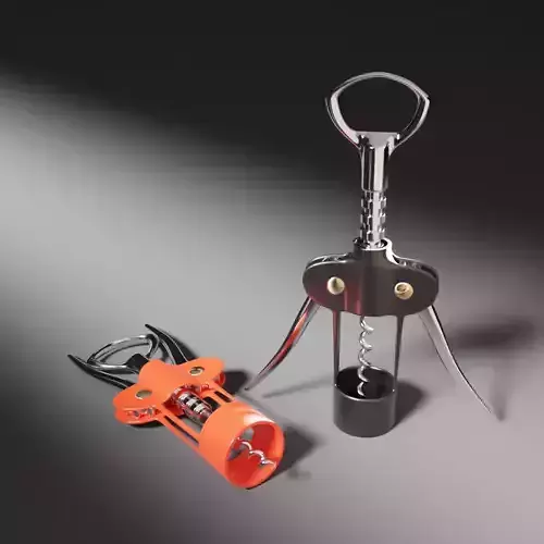 Butterfly Corkscrew 3D Model