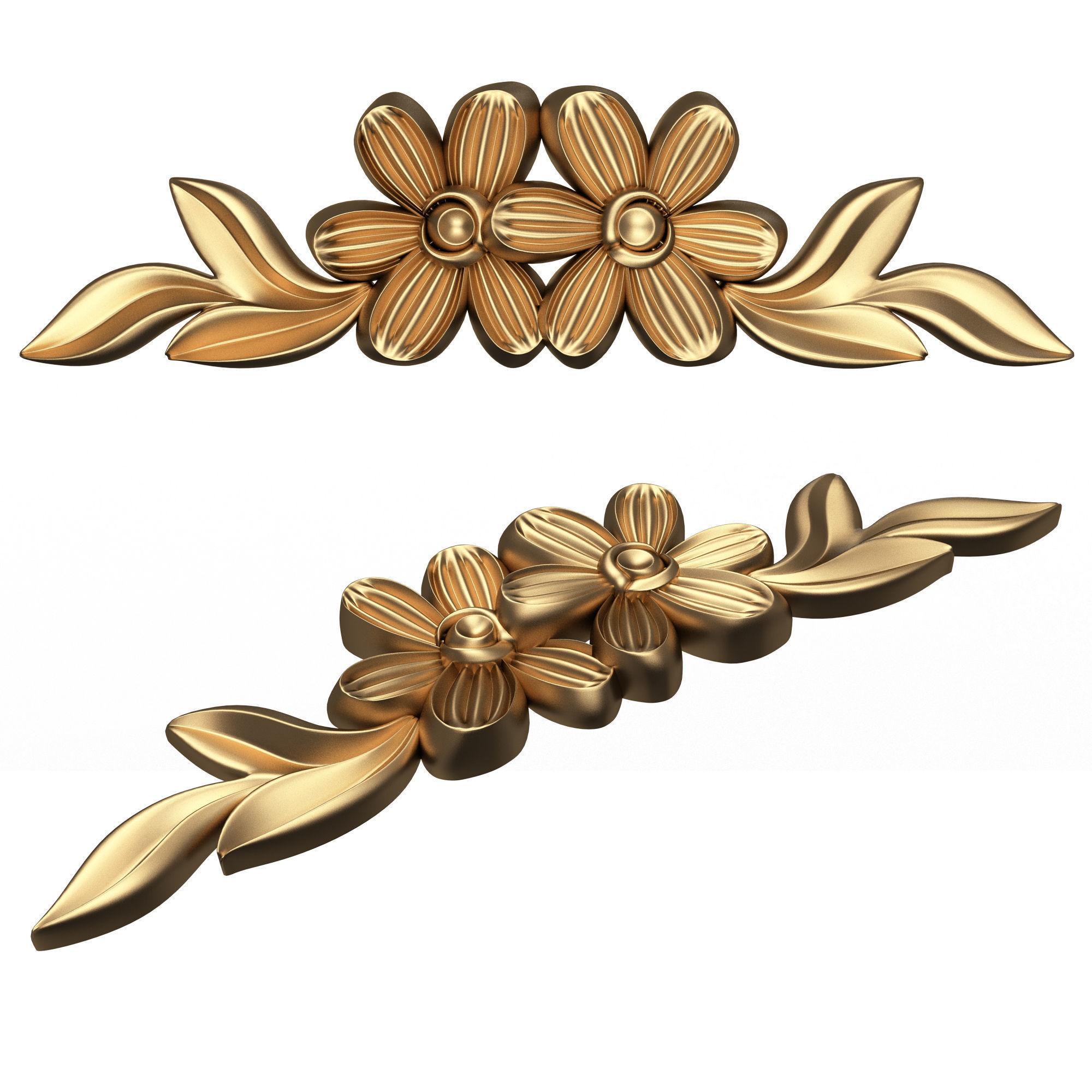 Collection of 170 Classic Carvings 06 Low-poly 3D model_53