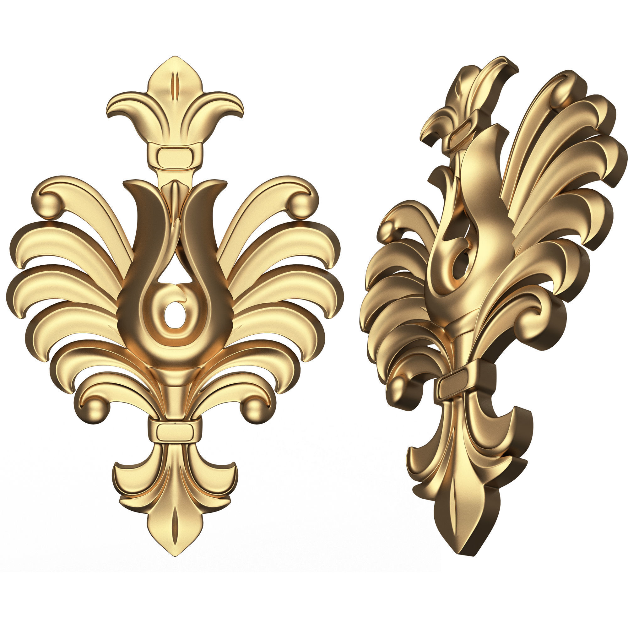 Collection of 170 Classic Carvings 06 Low-poly 3D model_49