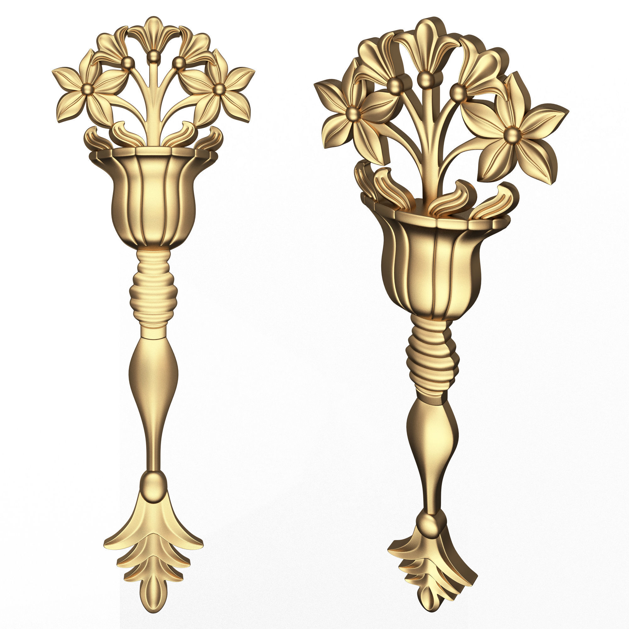 Collection of 170 Classic Carvings 06 Low-poly 3D model_50