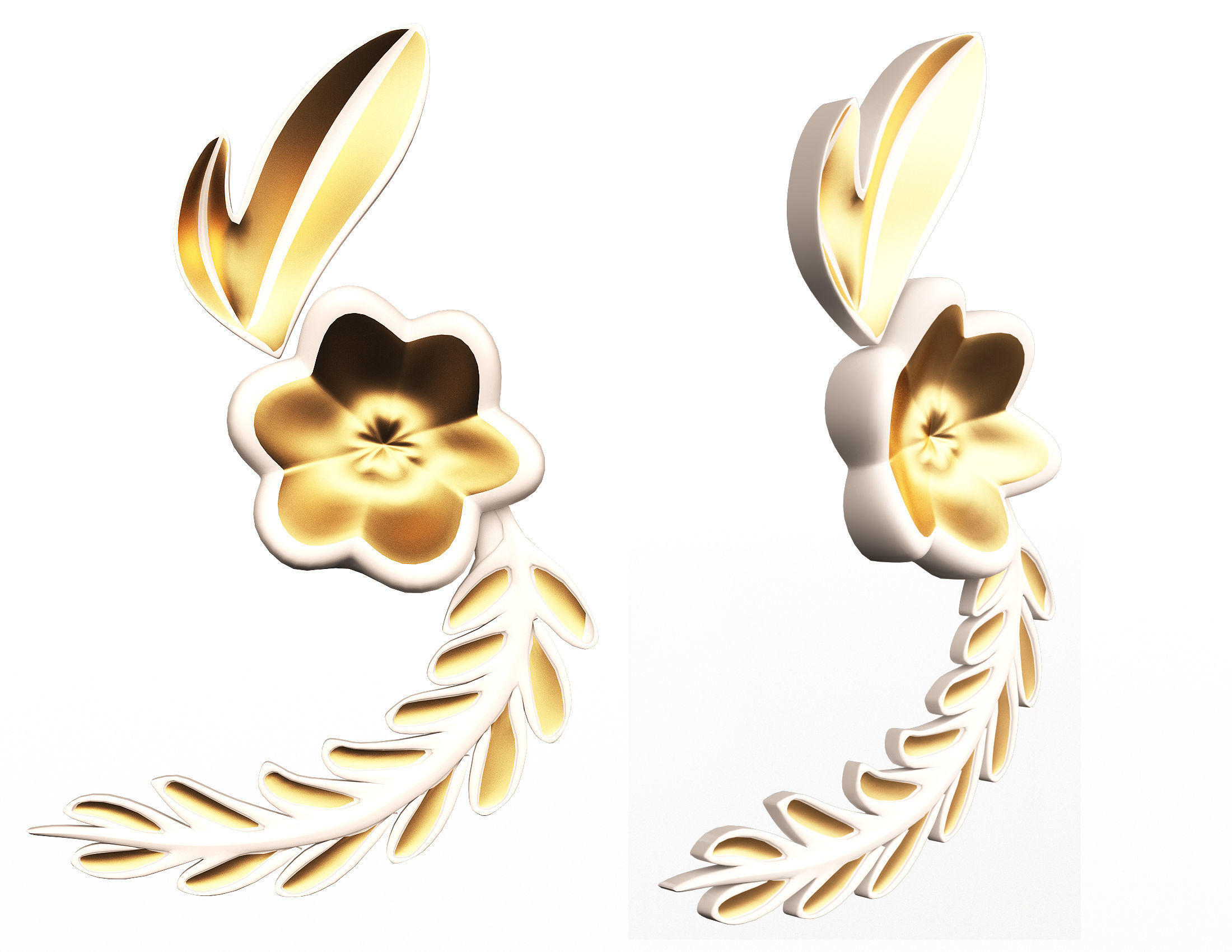 Collection of 170 Classic Carvings 06 Low-poly 3D model_76