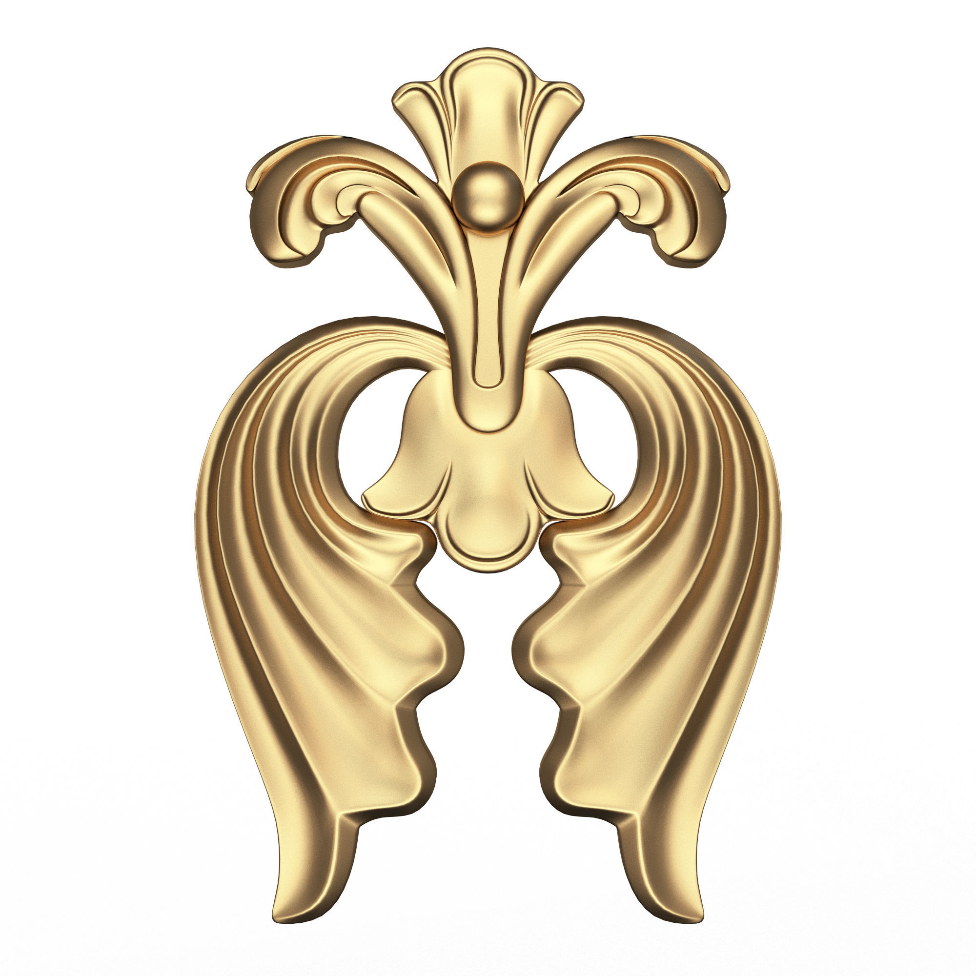 Collection of 170 Classic Carvings 06 Low-poly 3D model_58