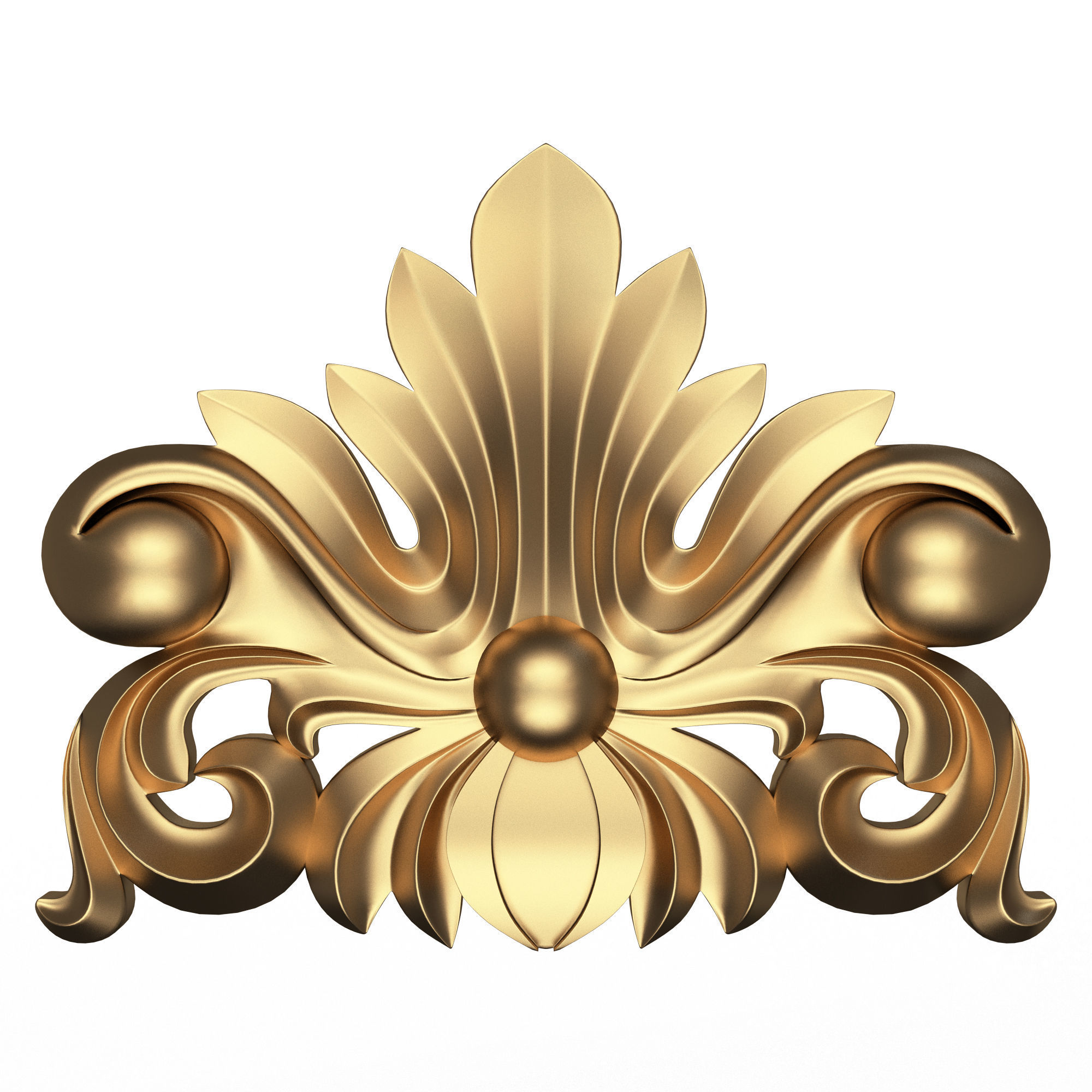 Collection of 170 Classic Carvings 06 Low-poly 3D model_61