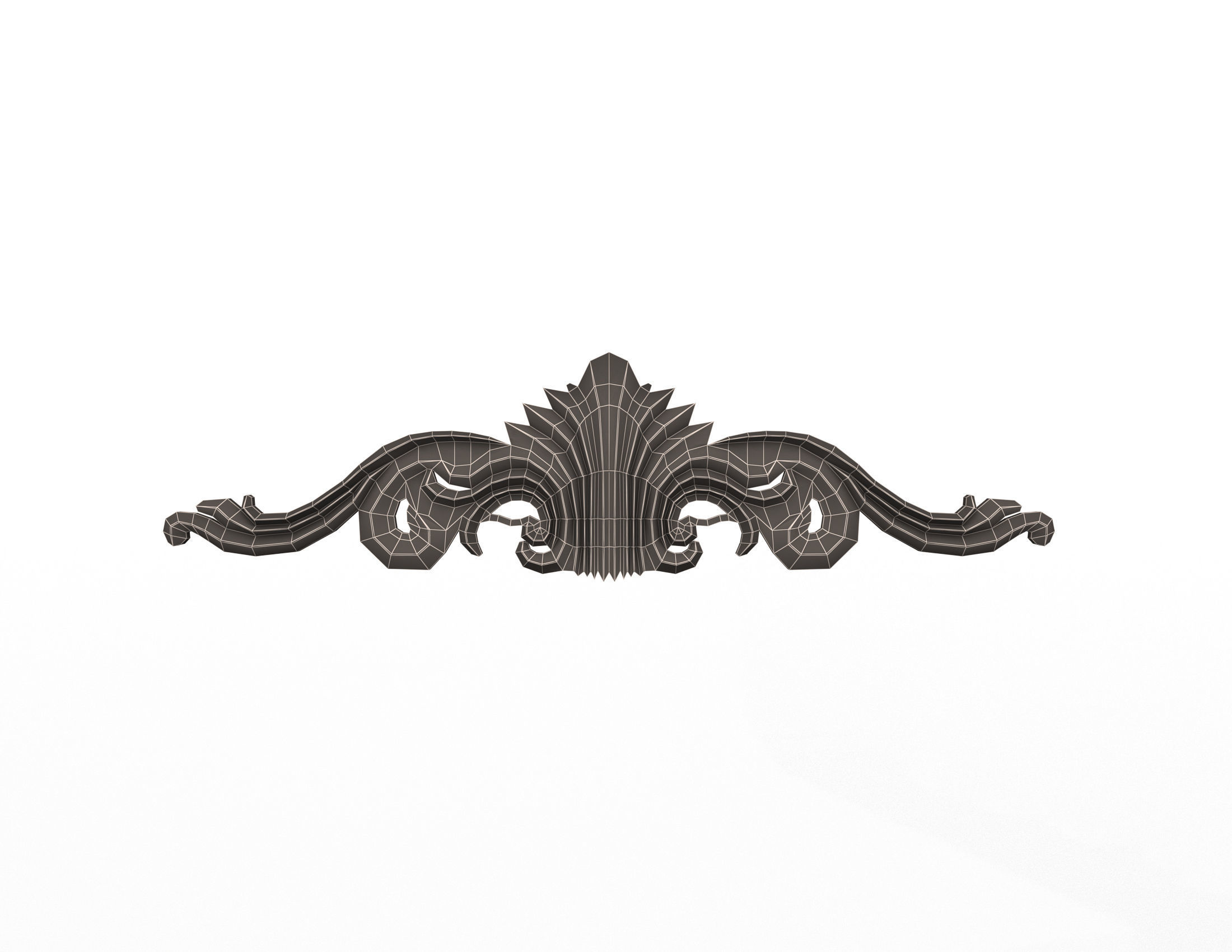 Collection of 170 Classic Carvings 06 Low-poly 3D model_142