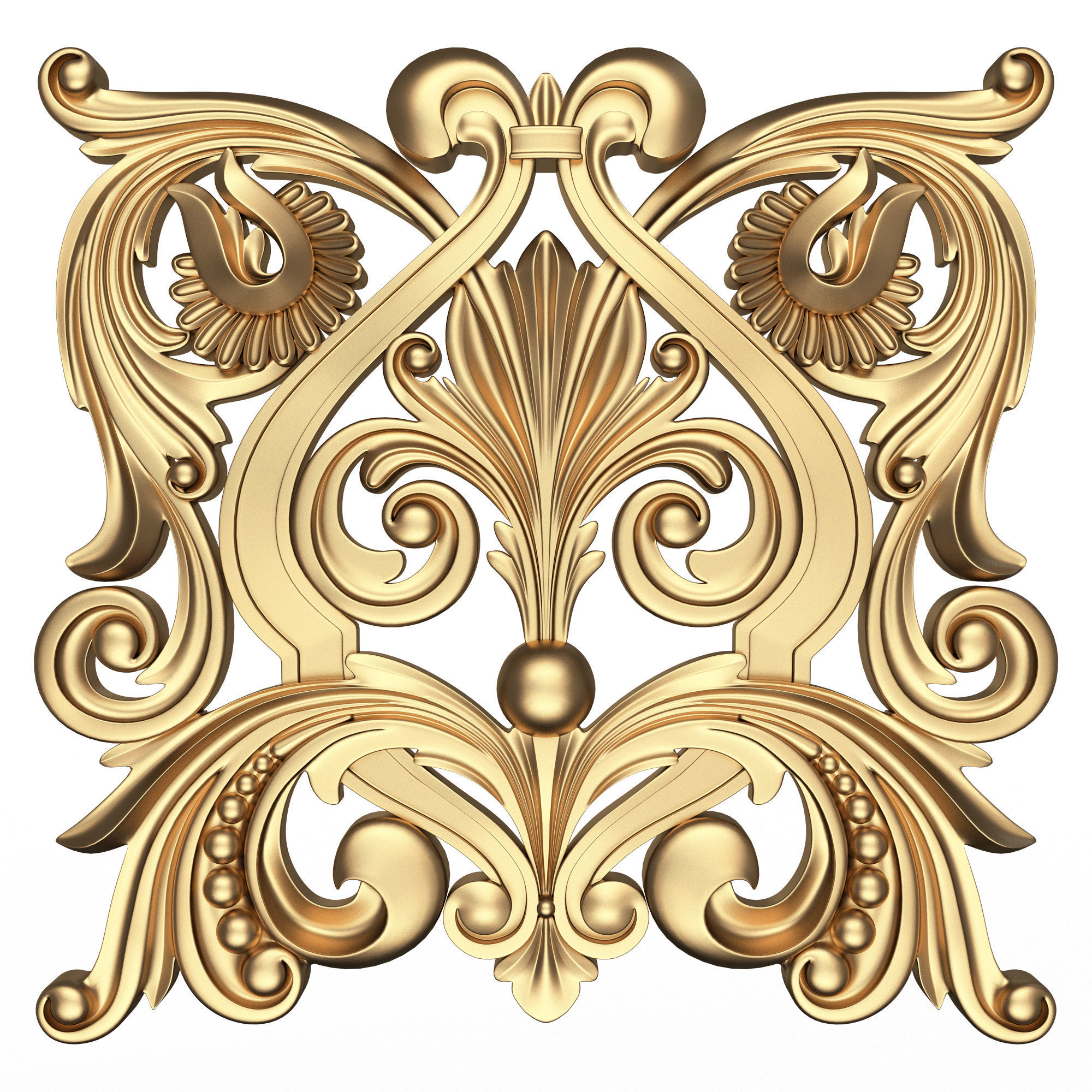 Collection of 170 Classic Carvings 06 Low-poly 3D model_63