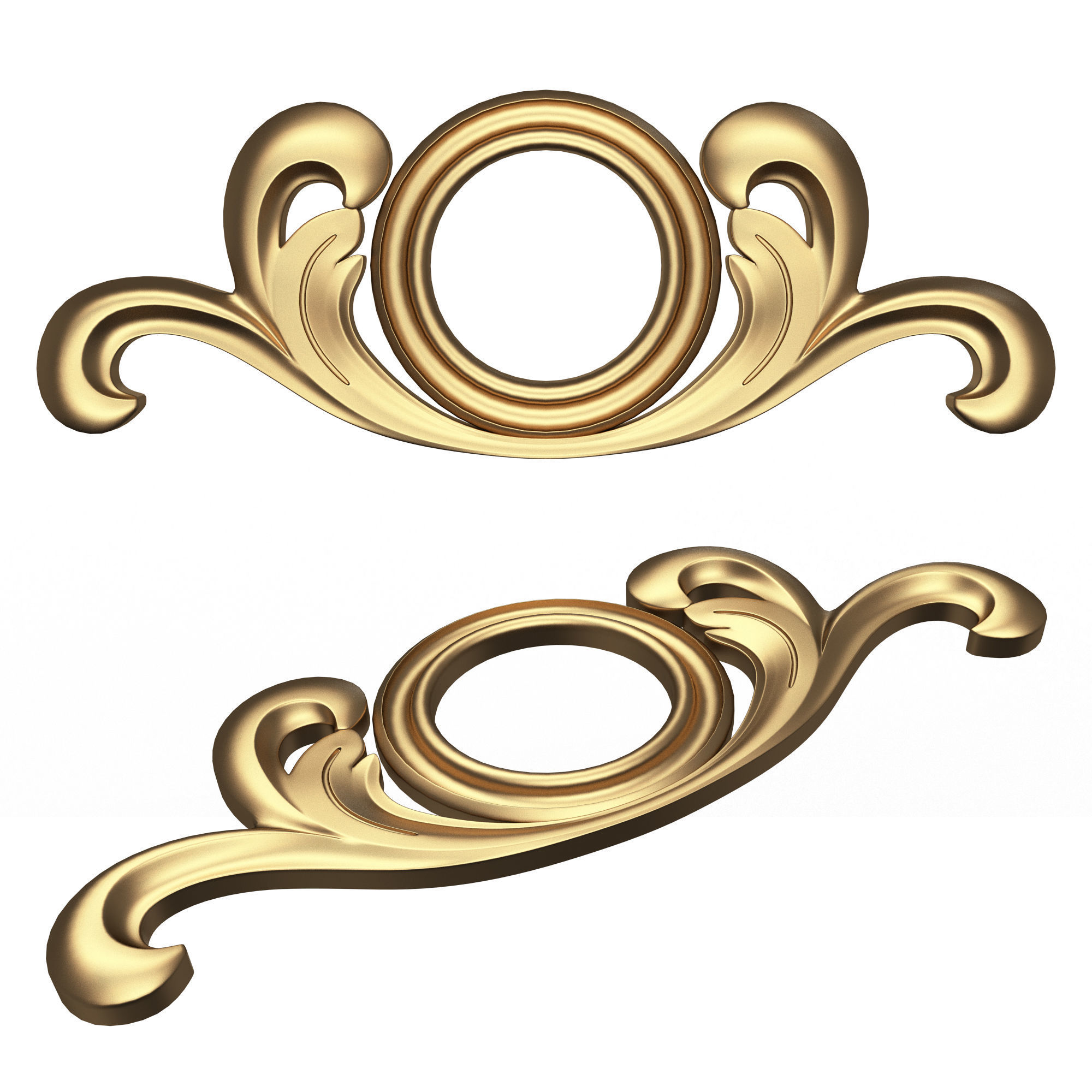 Collection of 170 Classic Carvings 06 Low-poly 3D model_45