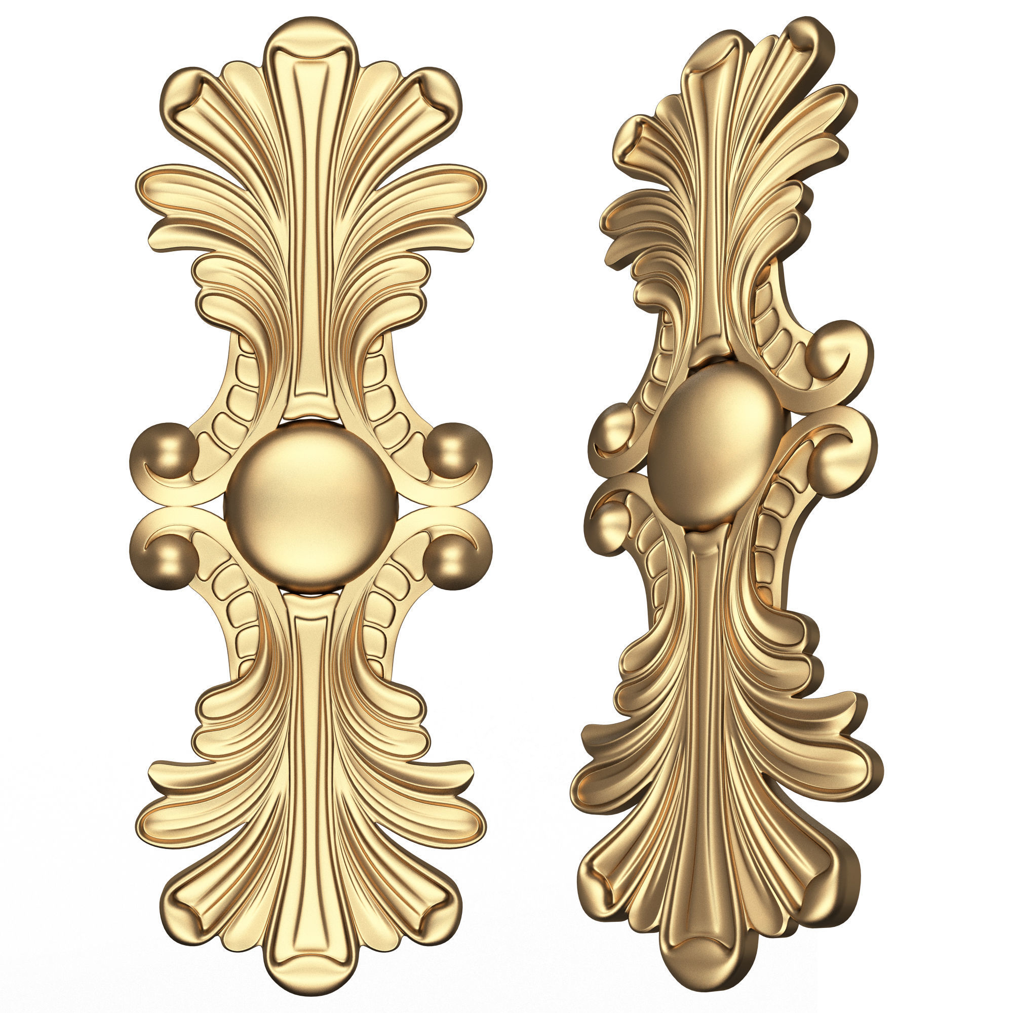 Collection of 170 Classic Carvings 06 Low-poly 3D model_40