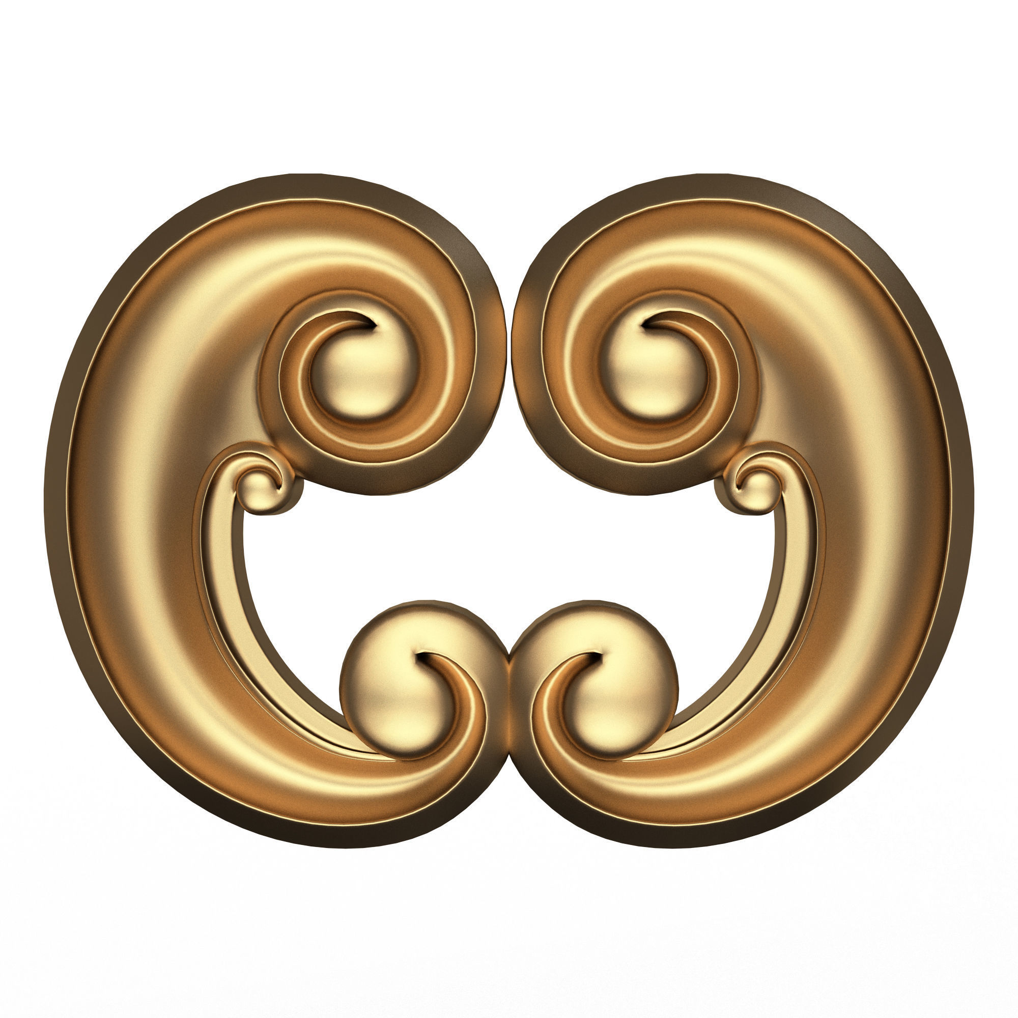 Collection of 170 Classic Carvings 06 Low-poly 3D model_56