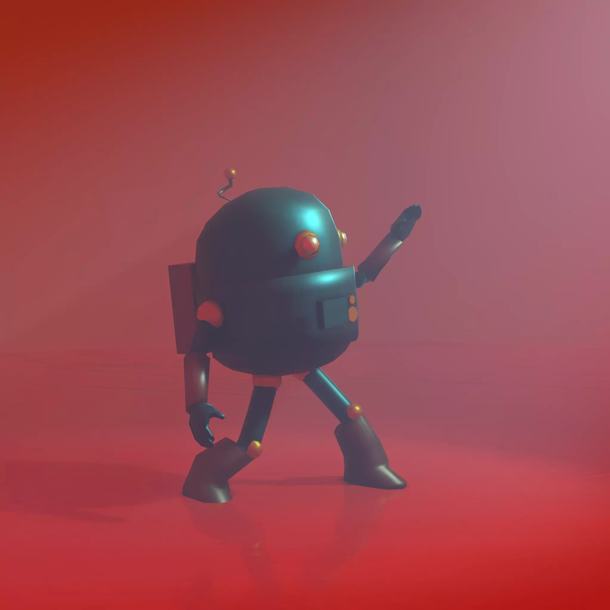 Tobio 37 Robot Model 3D model_0