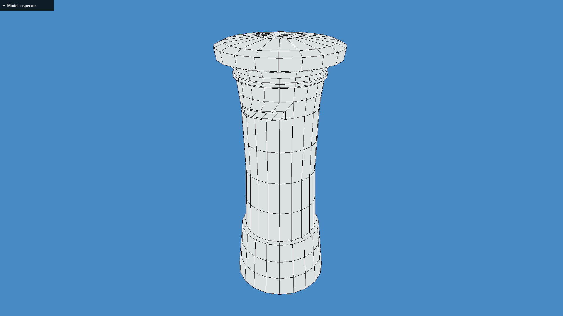 Stylized London UK Letter Box Low-poly 3D model_1