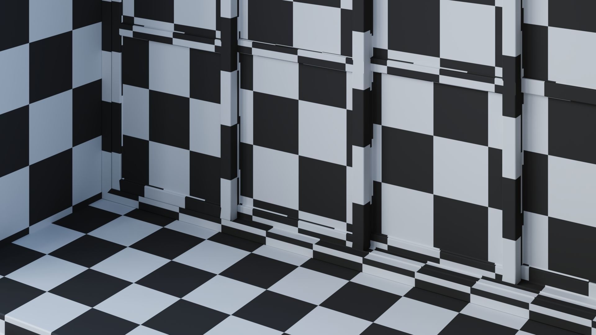 Barnhouse with stained glass windows 3D model_32