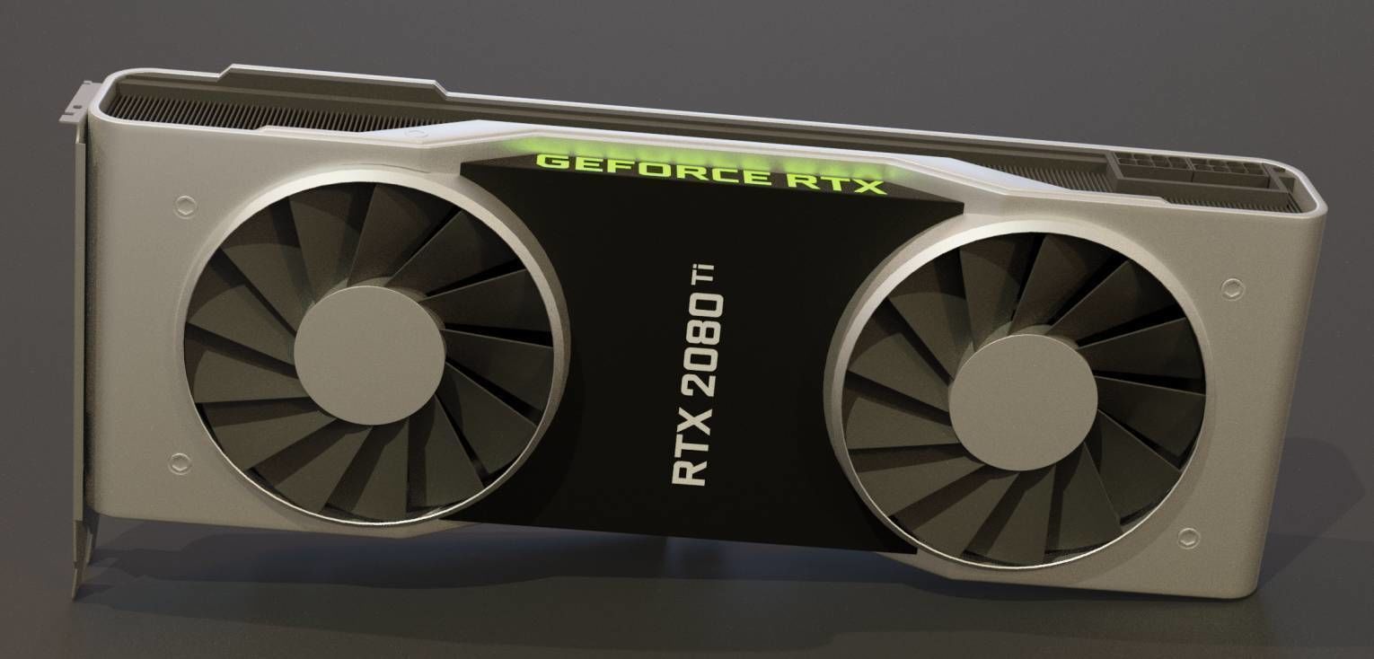 Nvidia Geforce RTX 2080 Ti Free 3D model_3