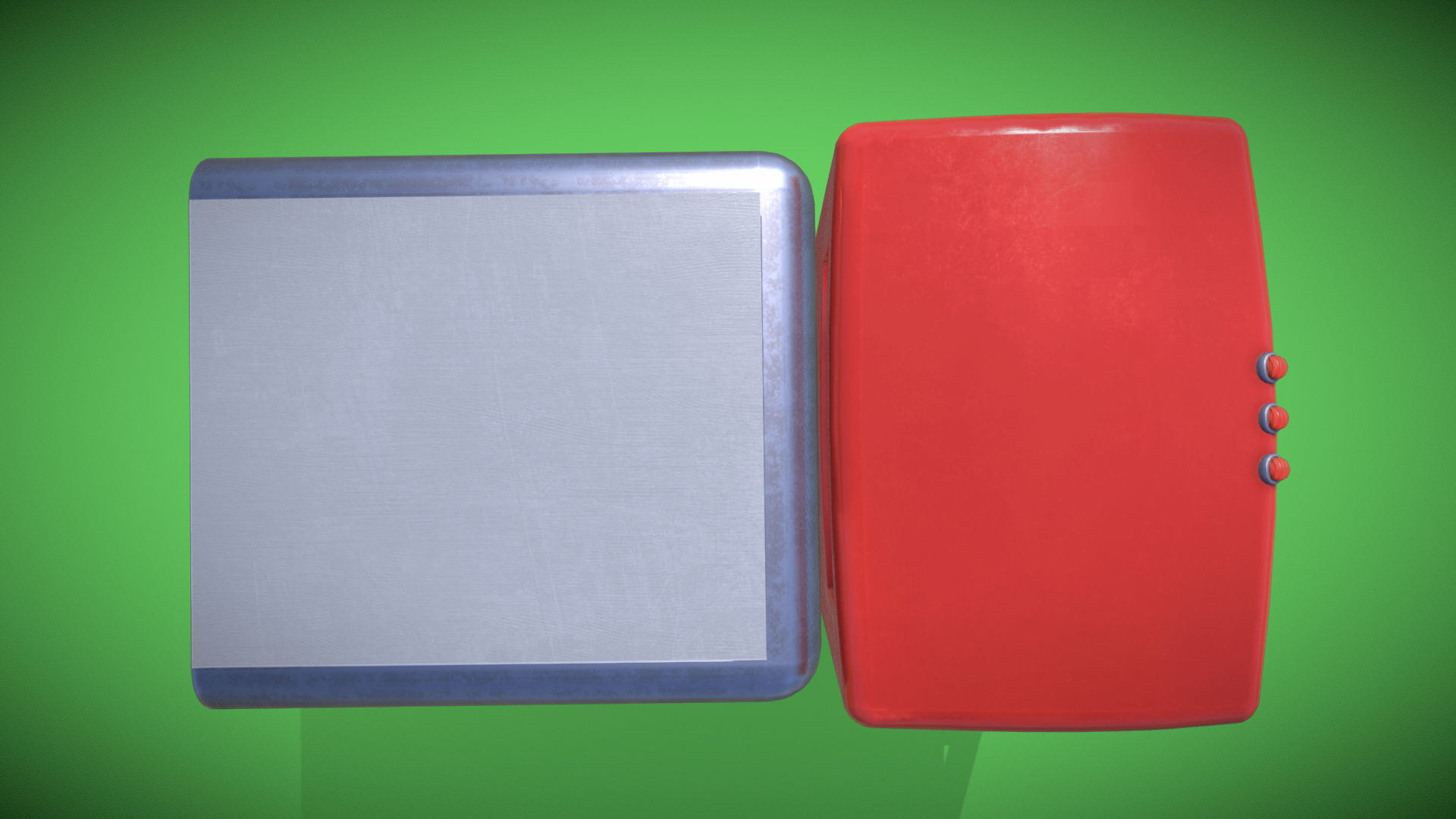 Stylized Box Truck Low-poly 3D model_7