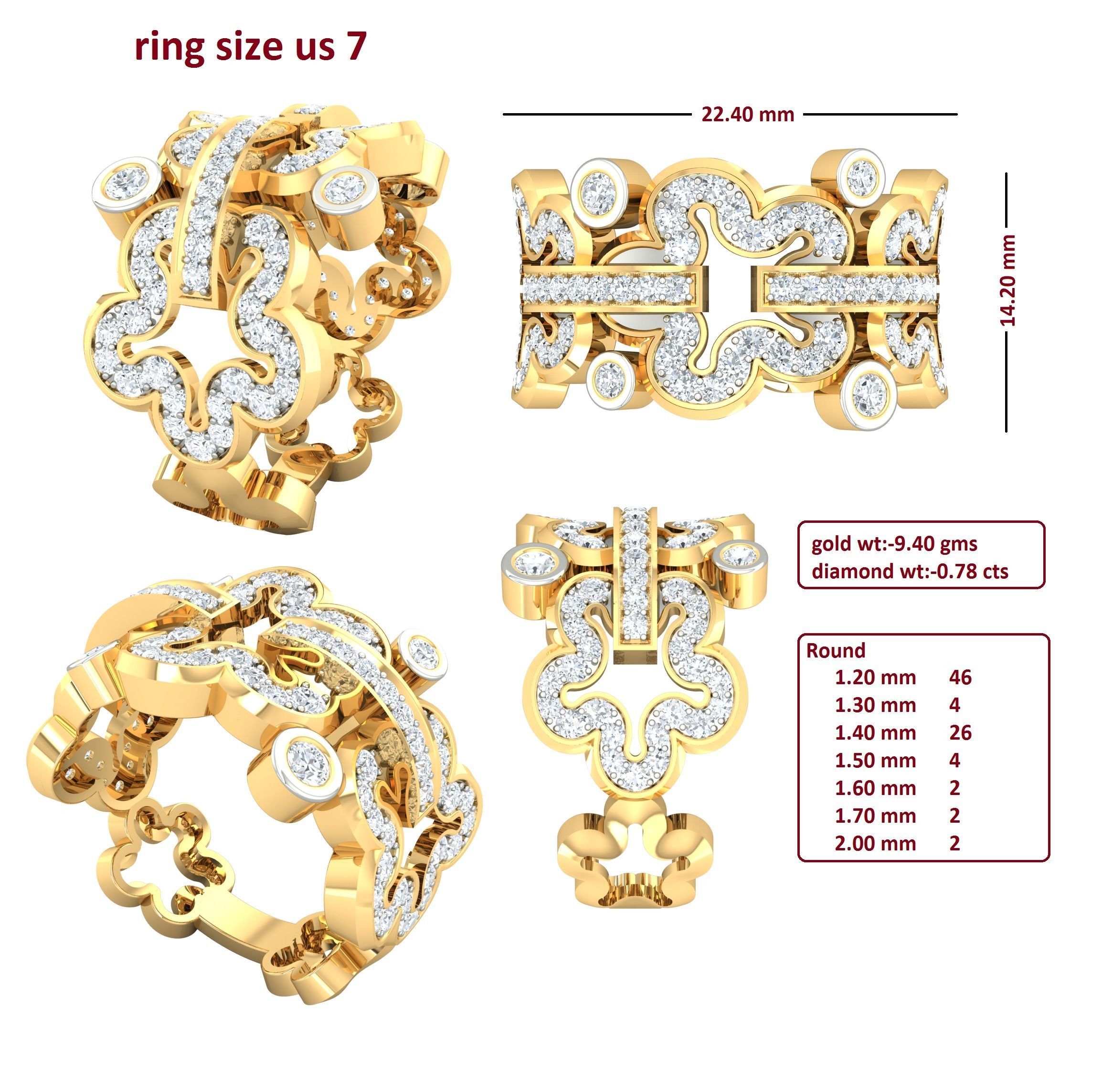 Ring - 4083 3D print model_3