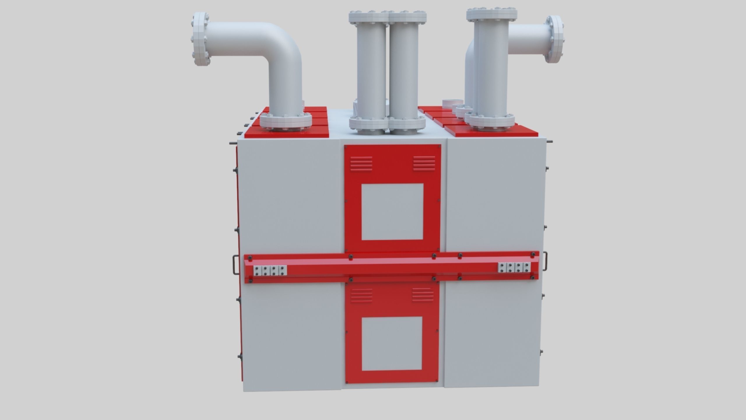 Plansifter Plansichter Grain Wheat Flour Milling Machine Low-poly 3D model_19