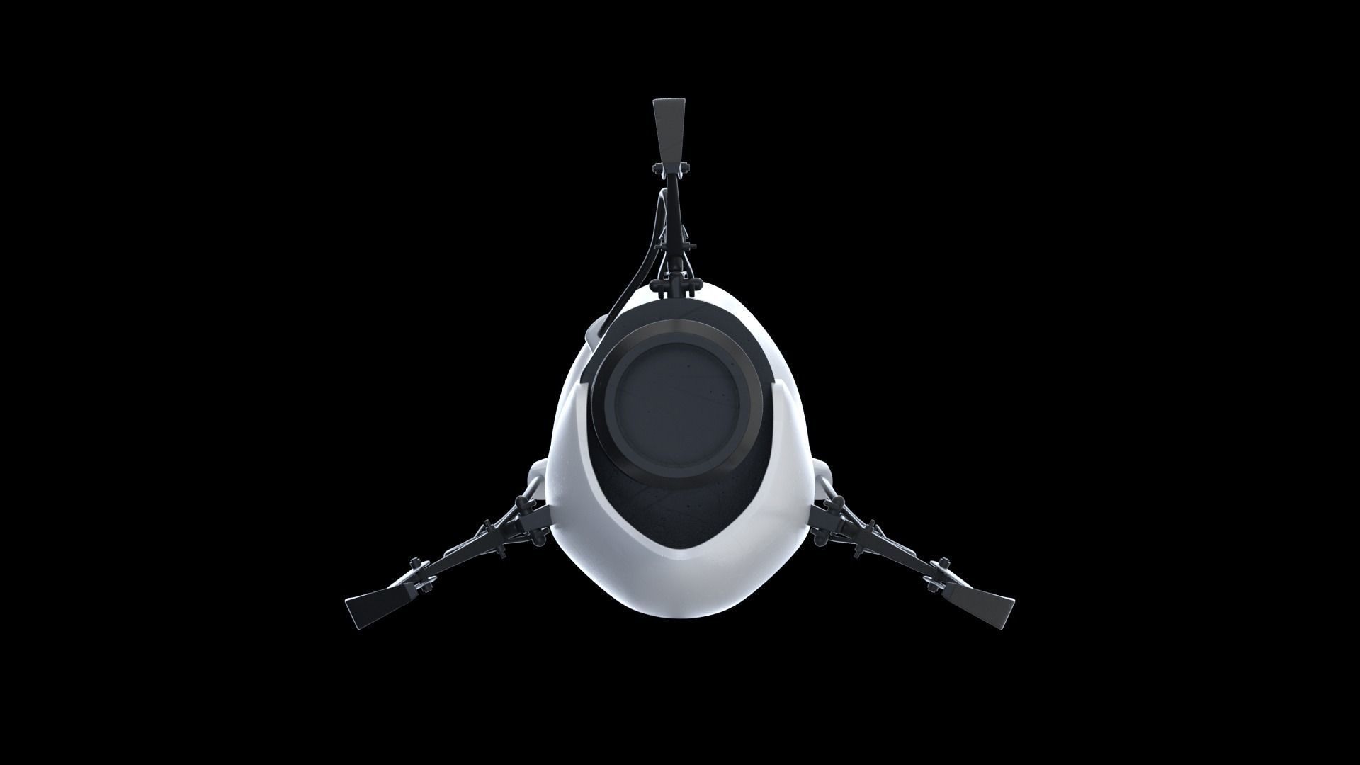 Portal Gun - From Portal 2 - highpoly 3D model_4