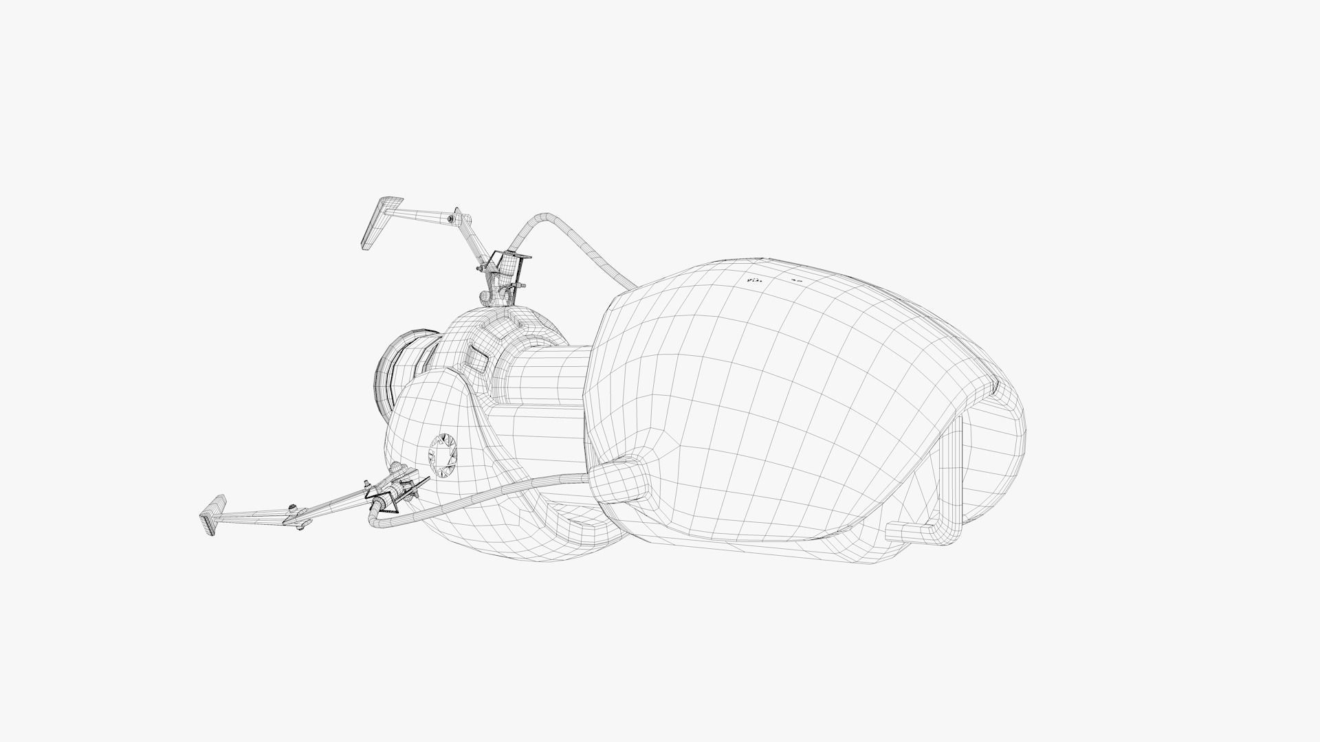 Portal Gun - From Portal 2 - highpoly 3D model_9