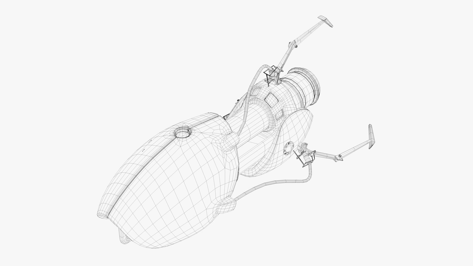 Portal Gun - From Portal 2 - highpoly 3D model_12