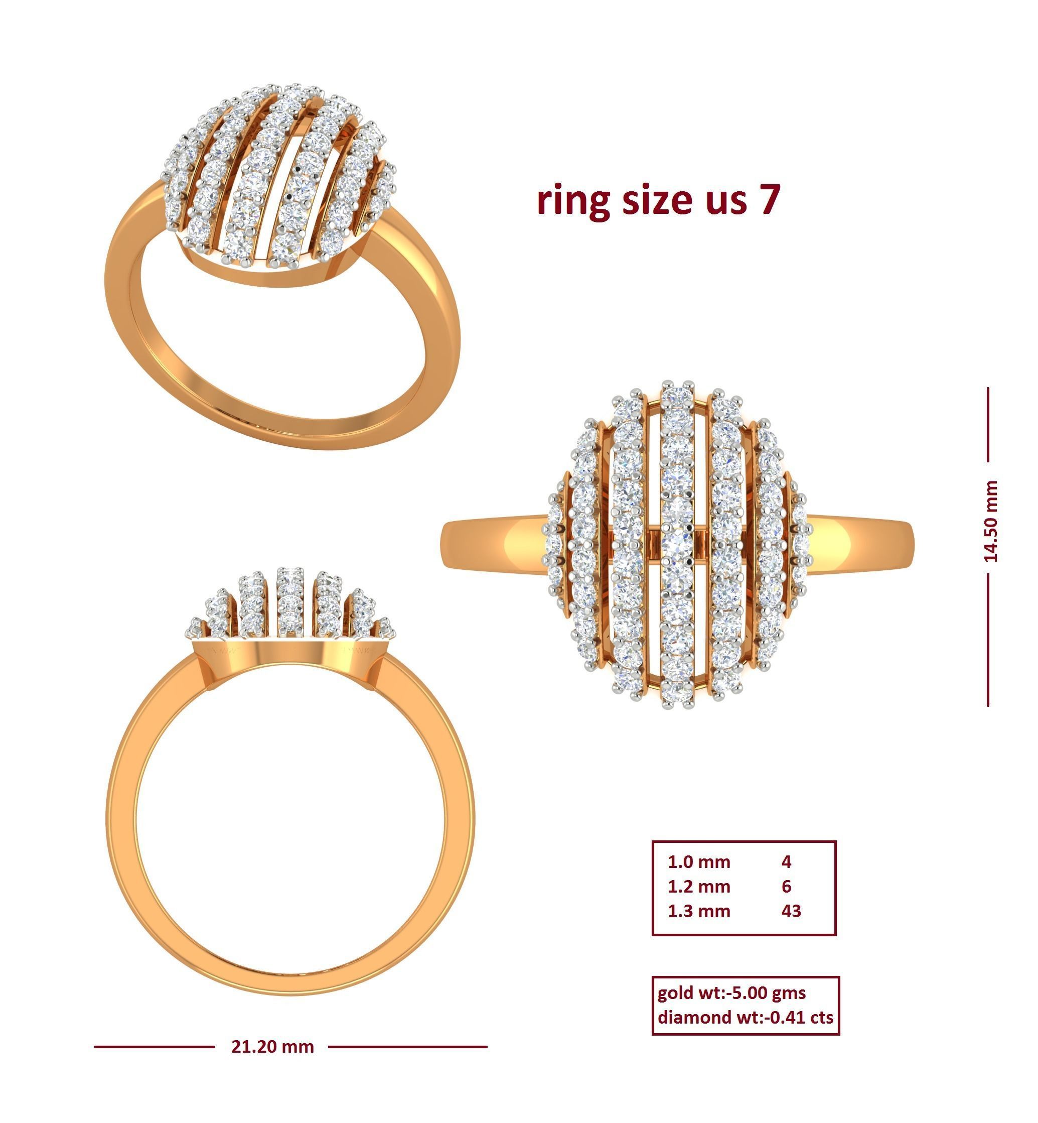 Ring - 230 3D print model_1