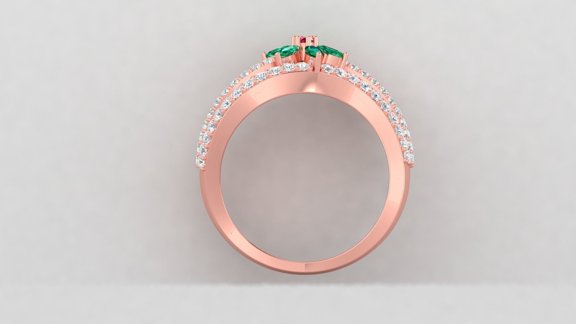 Ring - 210 3D print model_1